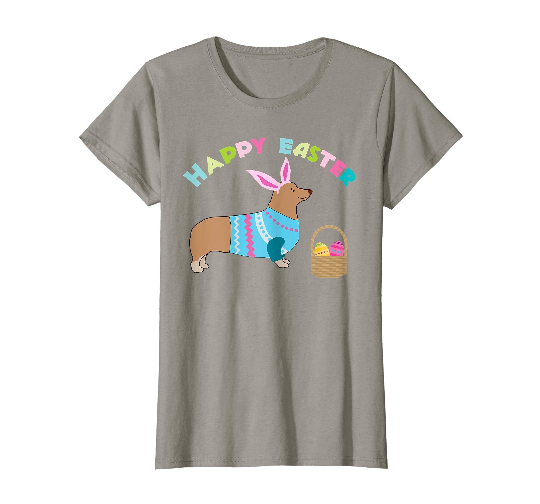 Corgi Easter T-shirt Pembroke Welsh Corgi in Dog Dress