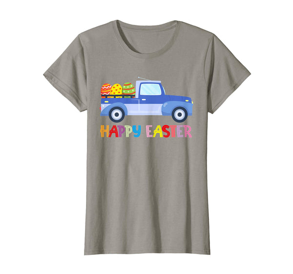 Happy Easter Truck Egg Hunt Is On Kids Boys Girls Shirt Gift