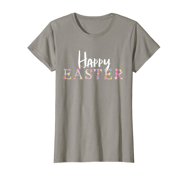 Happy Easter Celebration Flower T-Shirt Floral Party Tee