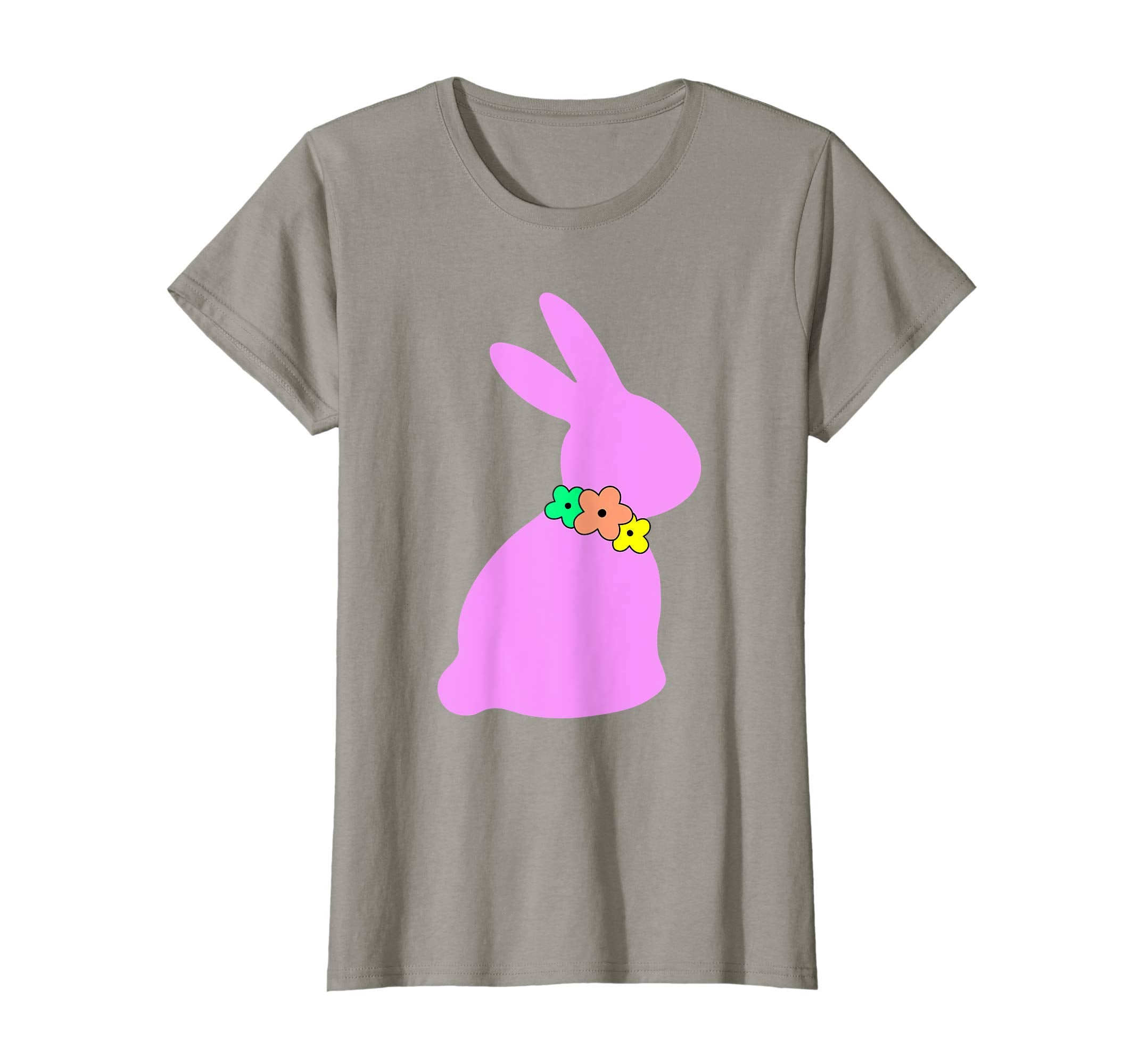 Happy Easter Bunny Silhouette Bow Boys Girls Kids T Shirt