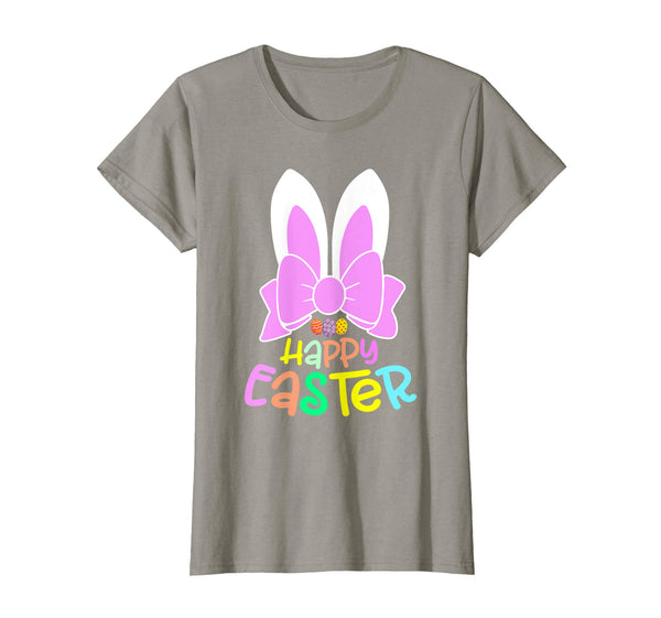 Bunny Ears Eggs Happy Easter Kids Boys Girls T Shirt Gift