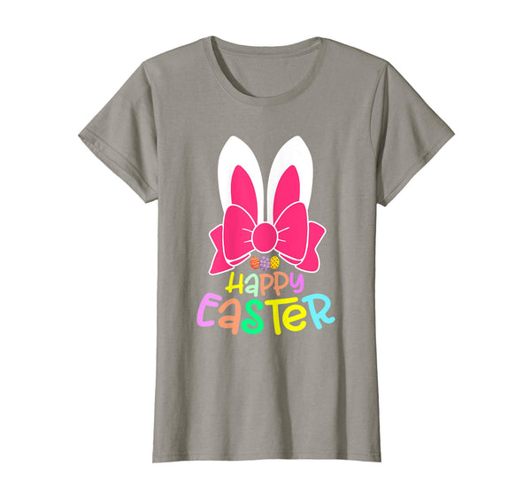 Bunny Ears Eggs Happy Easter Kids Boys Girls T Shirt Gift