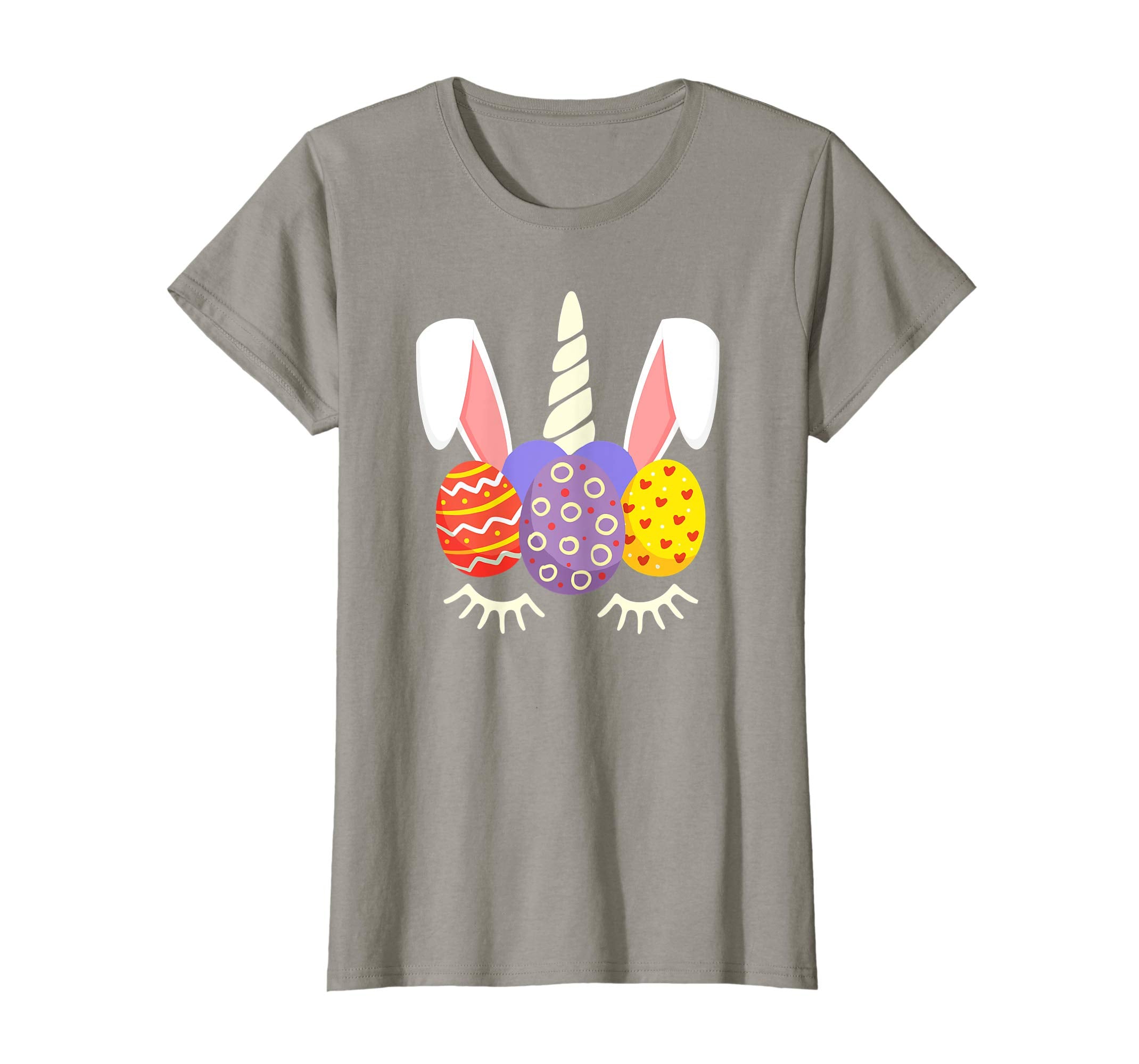 Unicorn Bunny Egg Hunt Happy Easter Kids Boys Girls T Shirt