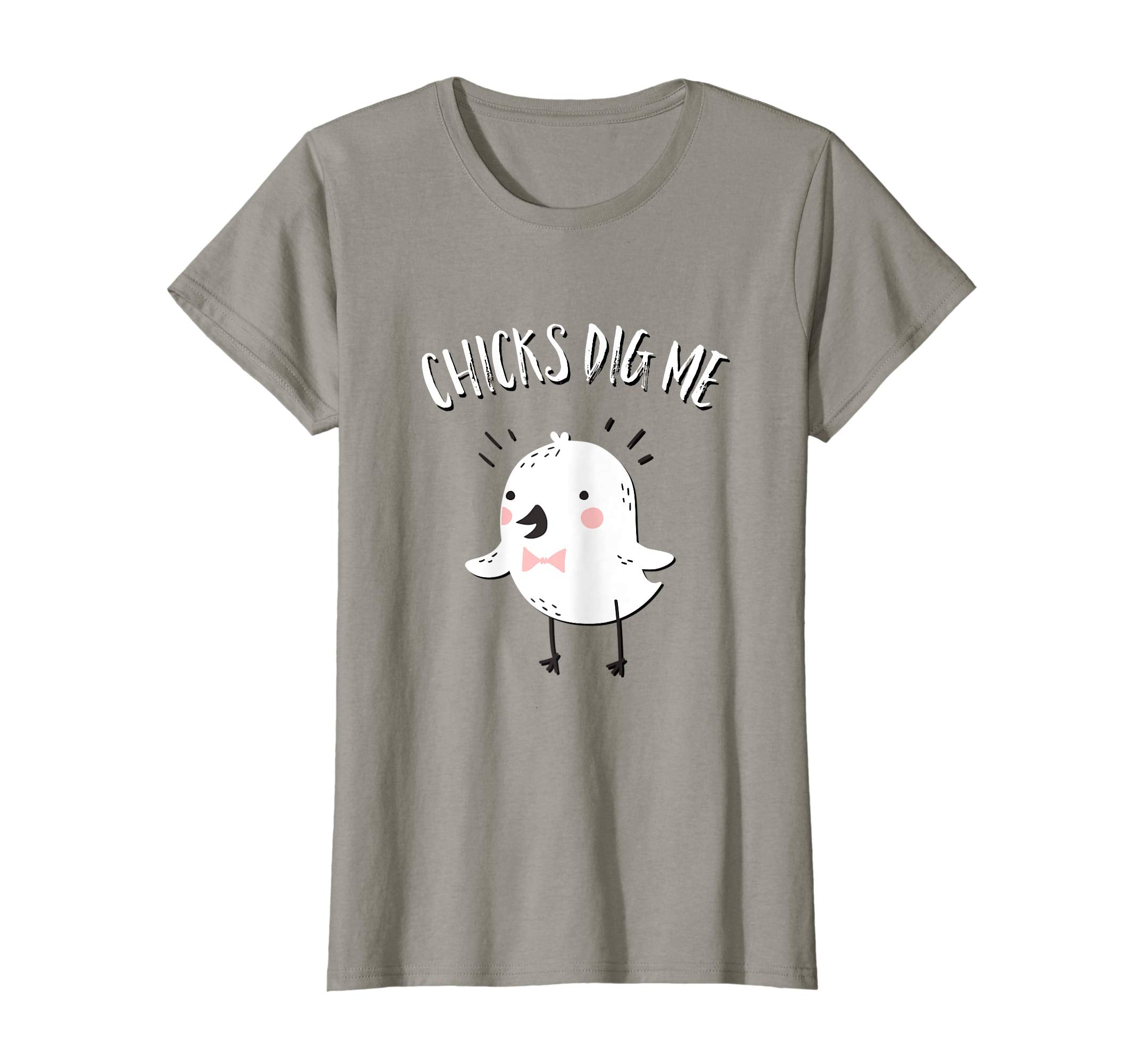 Chicks Dig Me Funny Happy Easter Adult T Shirt