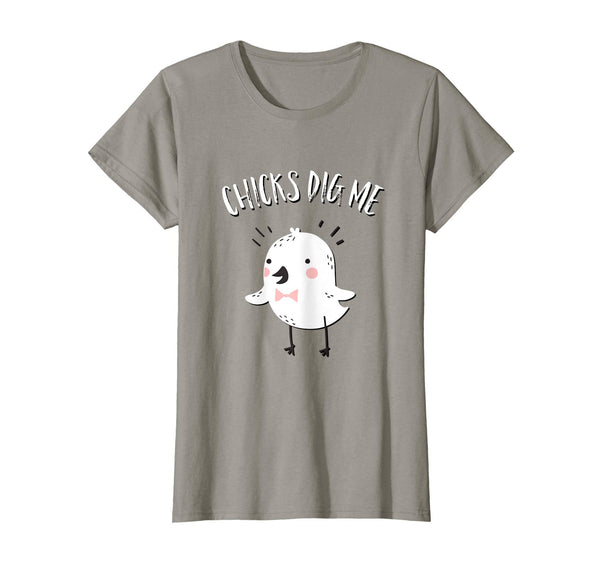 Chicks Dig Me Funny Happy Easter Adult T Shirt