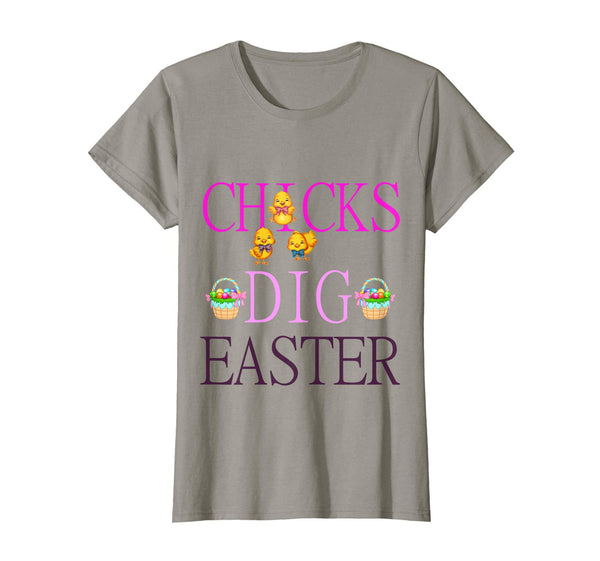 Chicks Dig Easter Tshirt | Funny Easter Egg Tee