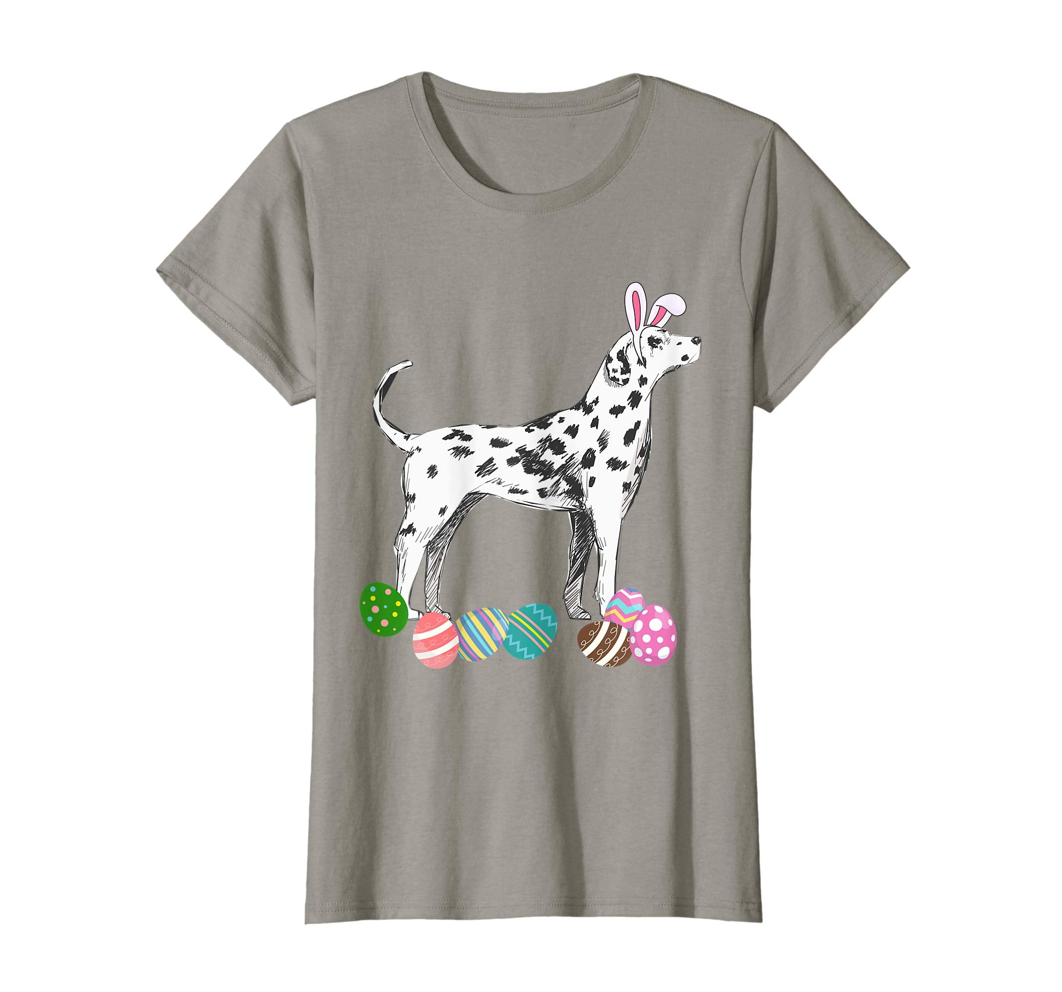 Dalmatian Dressed As Easter Bunny With Rabbit Ears T-Shirt
