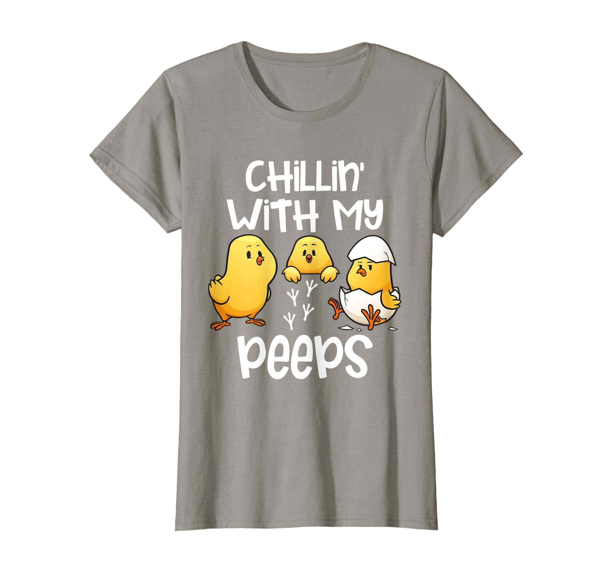 Chillin With My Peeps Happy Easter Kids Boys Girls T Shirt