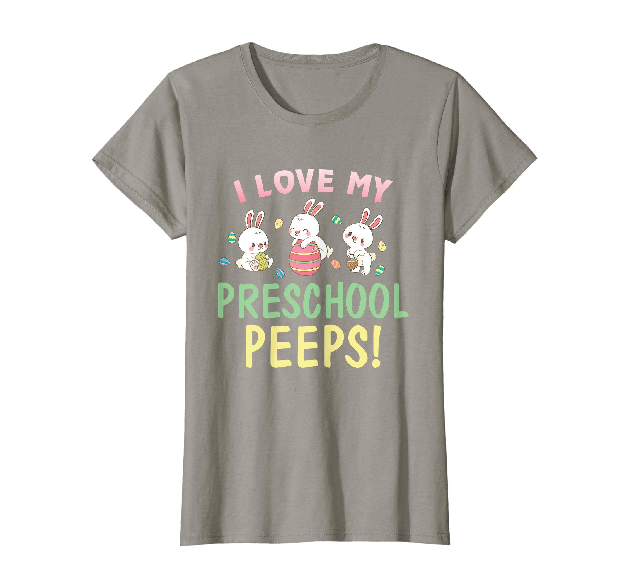 I Love My Preschool Peeps Bunnies Easter Teacher Shirt