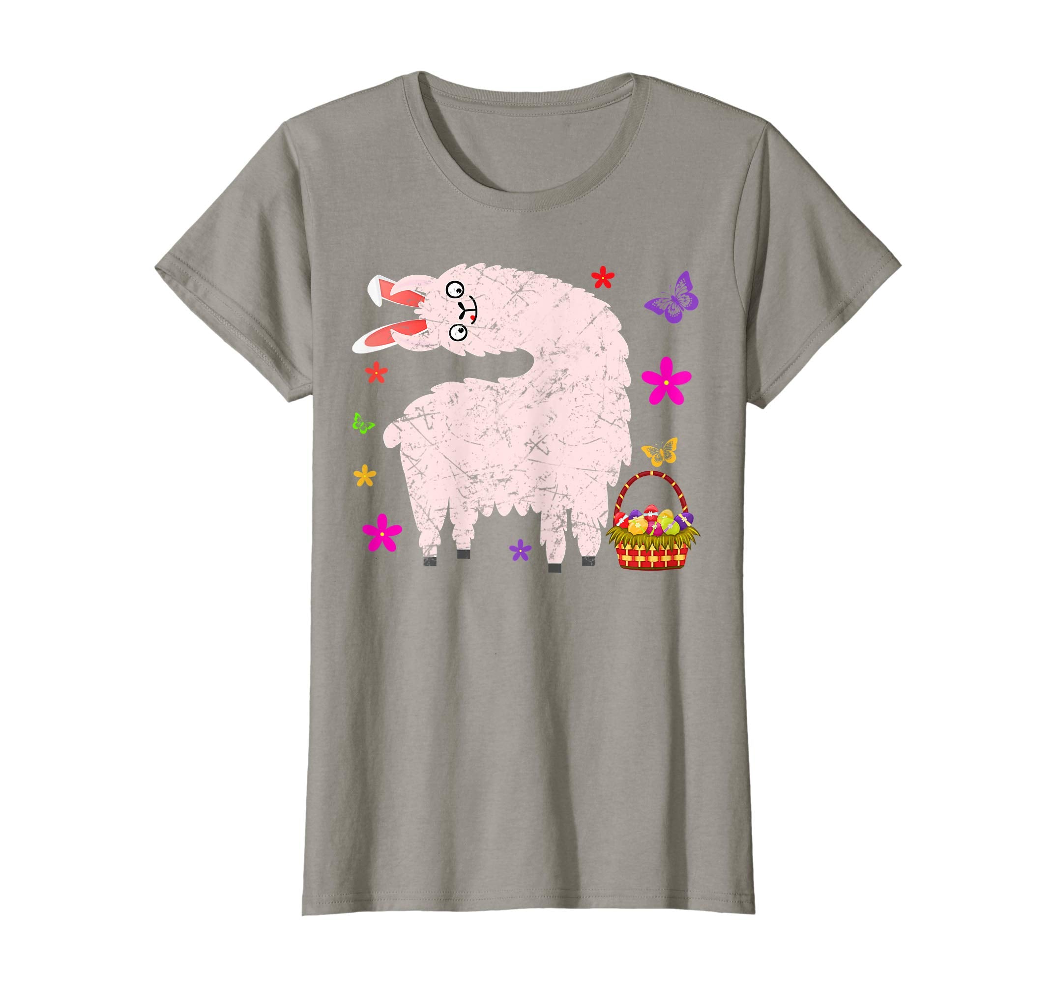 Funny Easter Llama with Bunny Ears T-Shirt Gift
