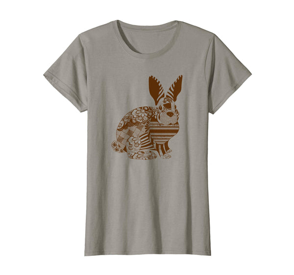Artistic Ethno EASTER BUNNY Silhouette 2 - Fun T-Shirt