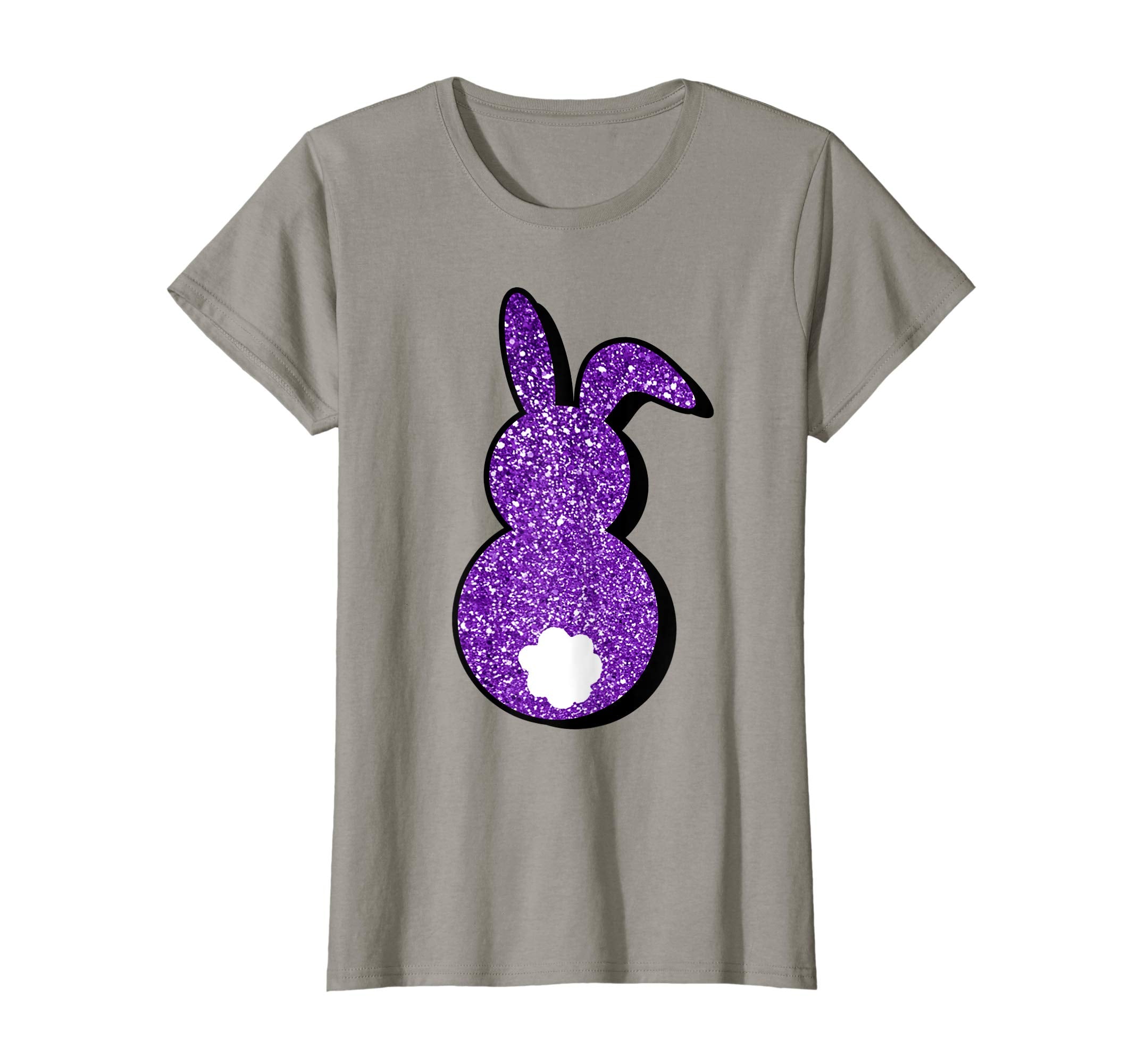 Happy easter t-shirt Funny colorful Bunny With Tail Ears tee