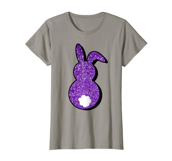 Happy easter t-shirt Funny colorful Bunny With Tail Ears tee