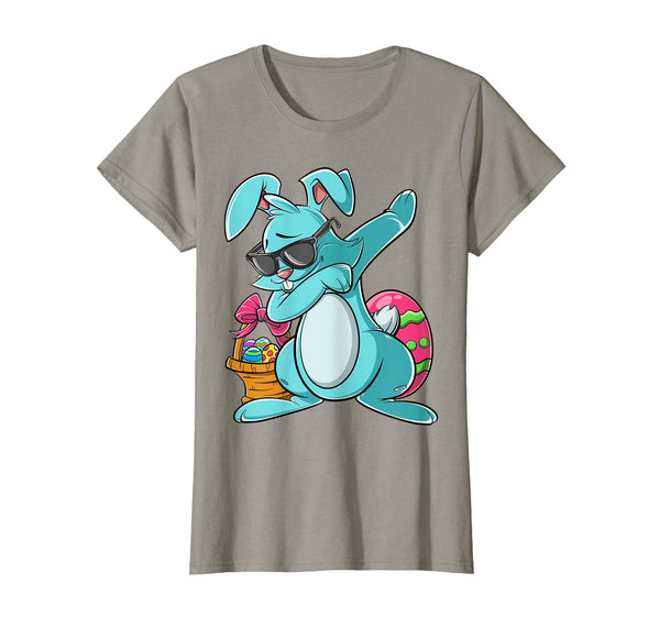 Dabbing Bunny Easter T Shirt for Boys Girls Adults
