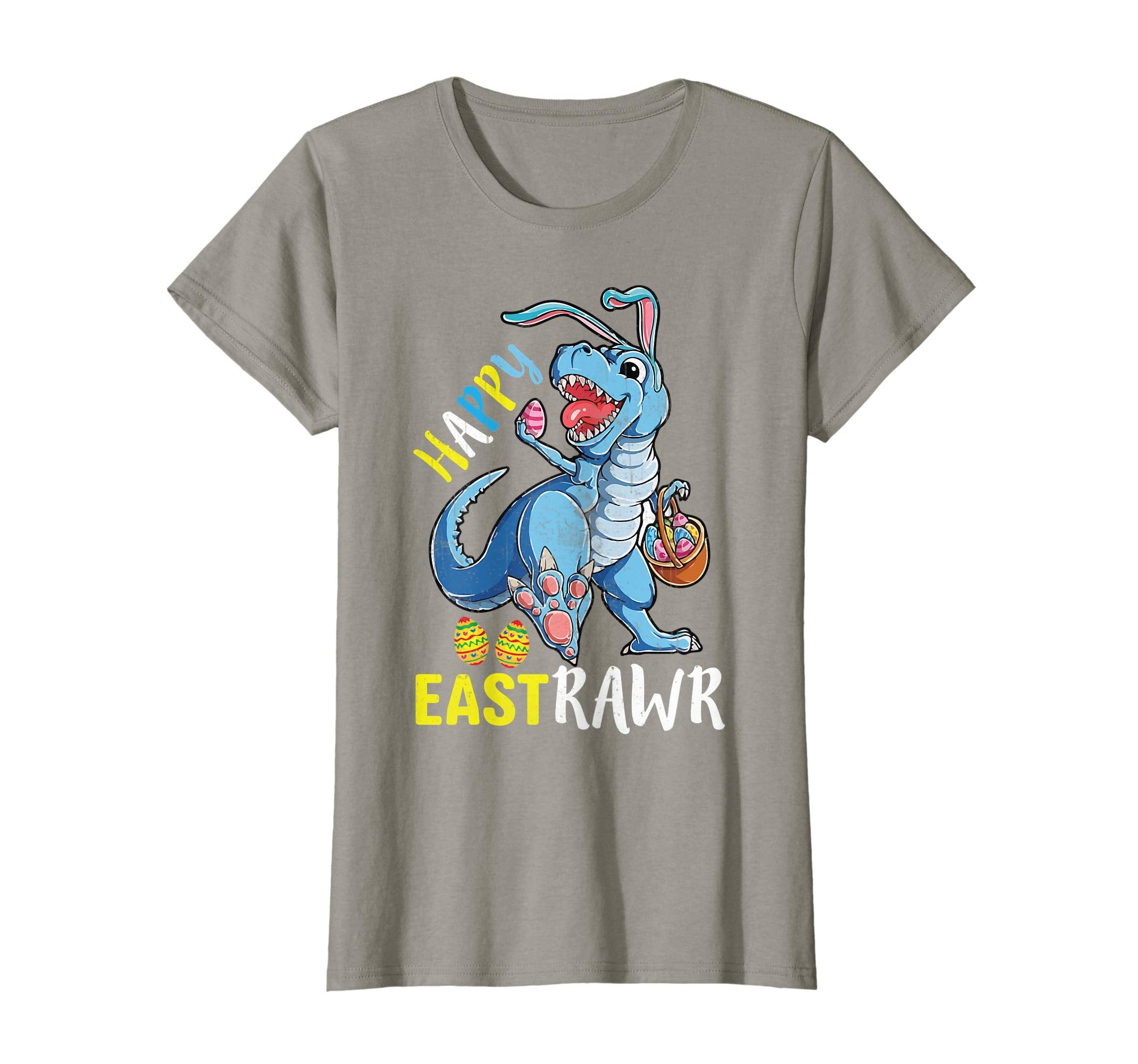 Happy Eastrawr T Rex Dinosaur Easter Bunny Egg Shirt