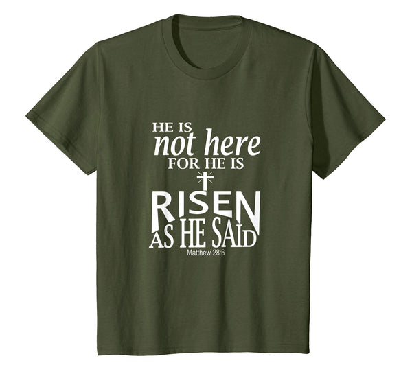 Christian Easter Shirts For Women &amp; Men-He Is Risen Tee