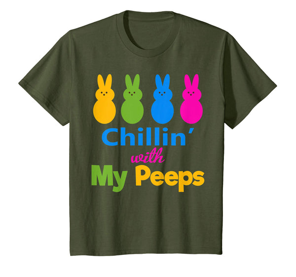 Cute Chillin With My Peeps- Easter Bunny Shirts