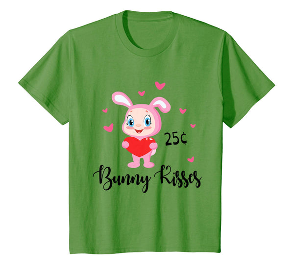 Bunny Rabbit And Big Heart 25 Cent Bunny Kisses Easter Shirt