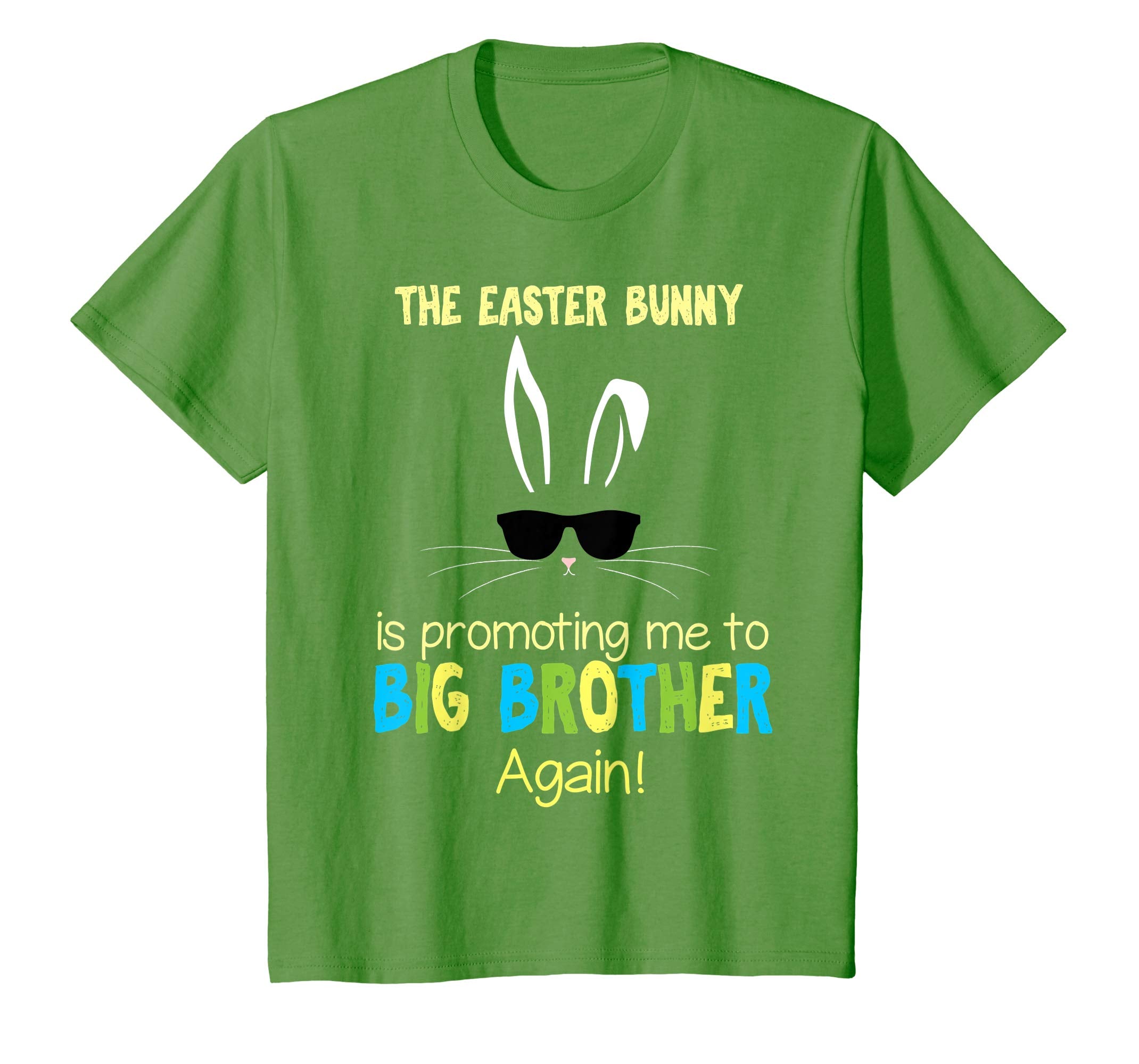 Kids Easter Bunny Promoting Big Brother Again Sibling Son T-Shirt