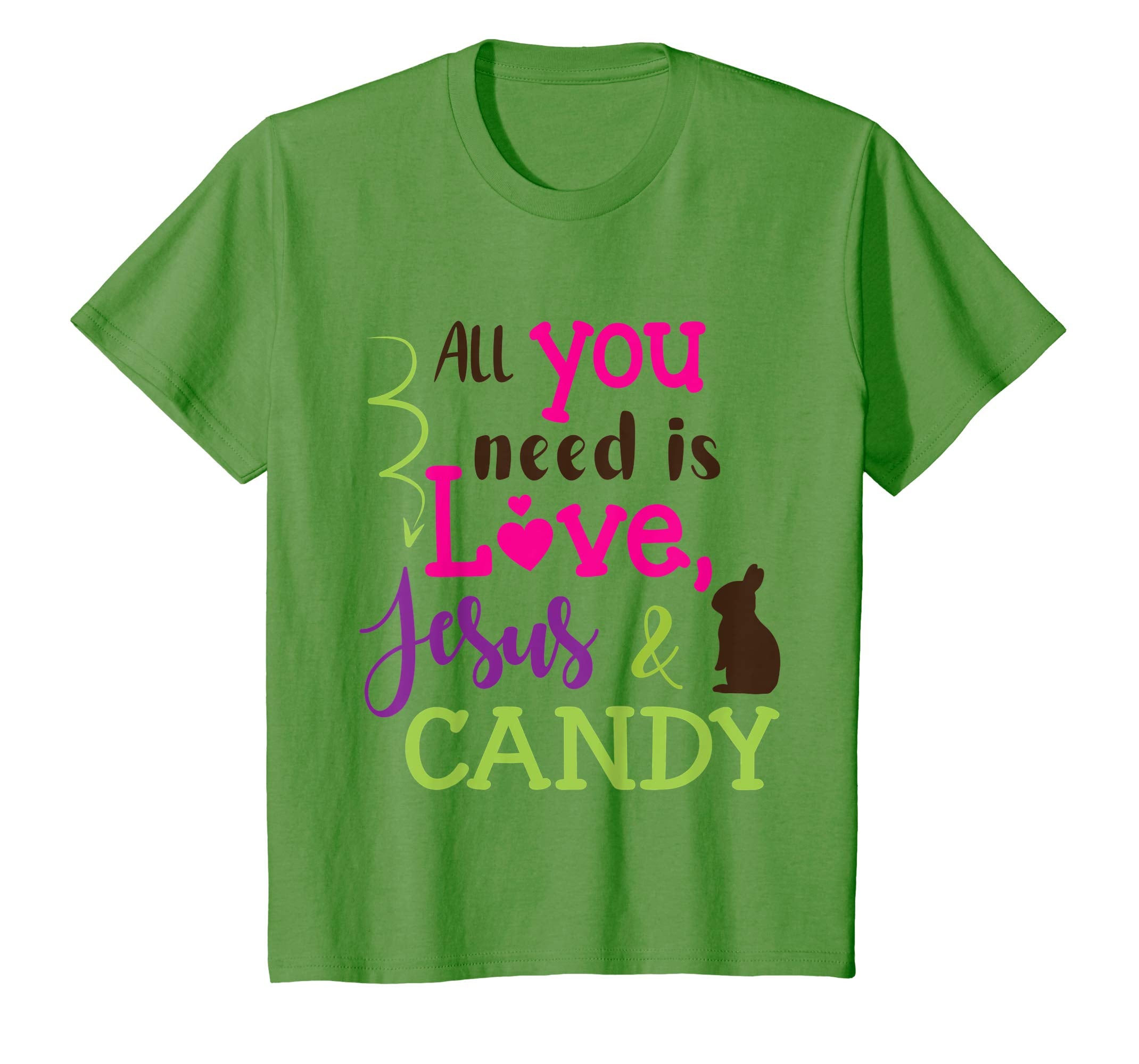 All You Need Is Love Jesus And Candy Bunny Easter Day Shirt