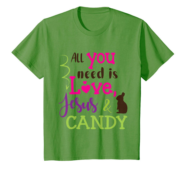 All You Need Is Love Jesus And Candy Bunny Easter Day Shirt