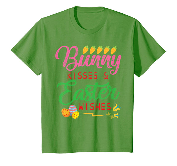 Carrot Easter Eggs Bunny Kisses &amp; Easter Wishes Flower Shirt