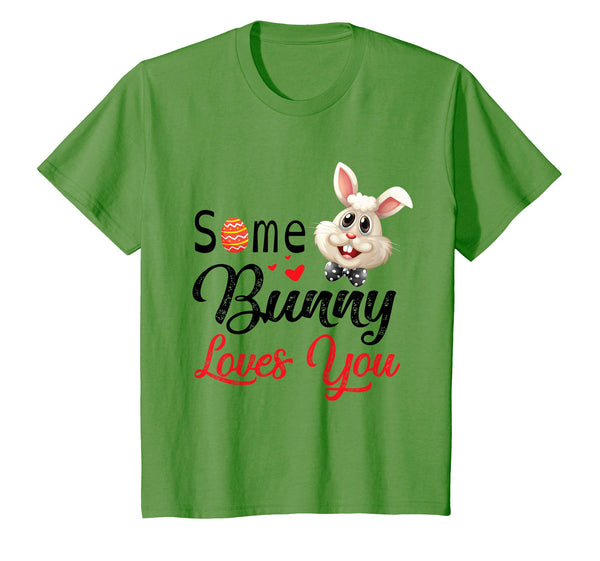 Easter Eggs Hearts Rabbit Some Bunny Loves You Happy Shirt