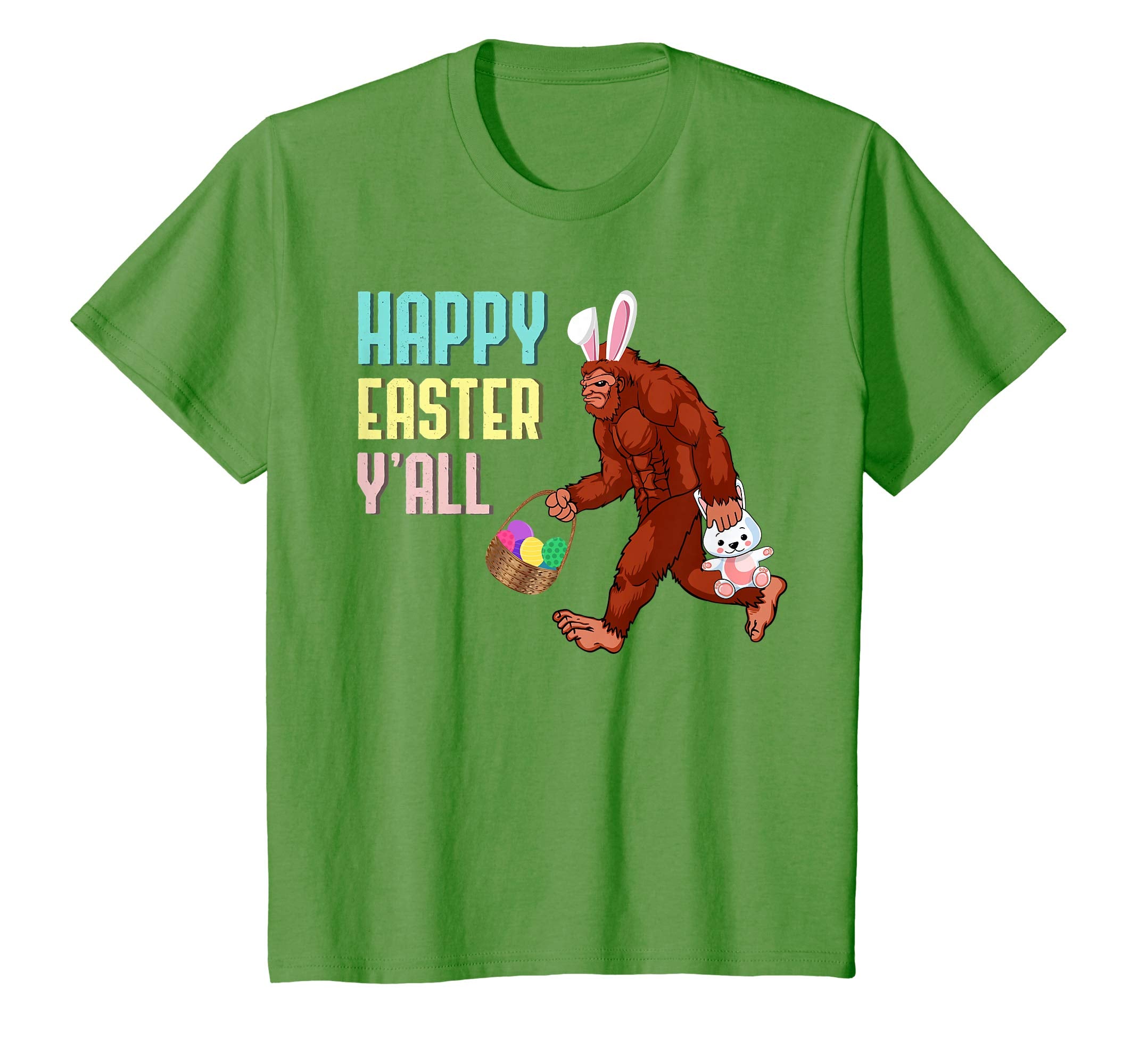 Easter Bigfoot Sasquatch Shirt Bunny Egg Hunting Gift Tee