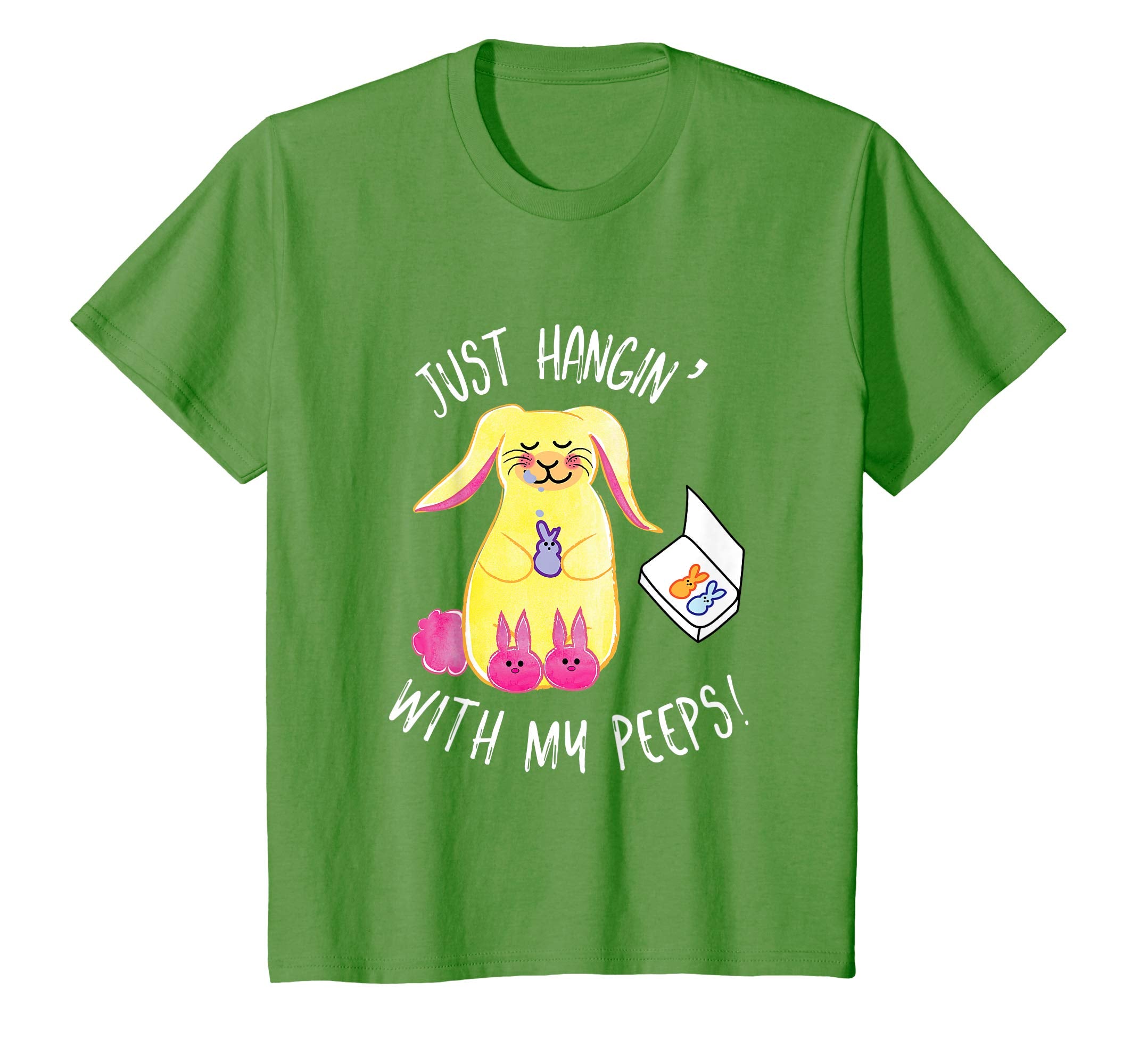 Just Hangin' With My Peeps Easter Shirt Fun Festive Tee