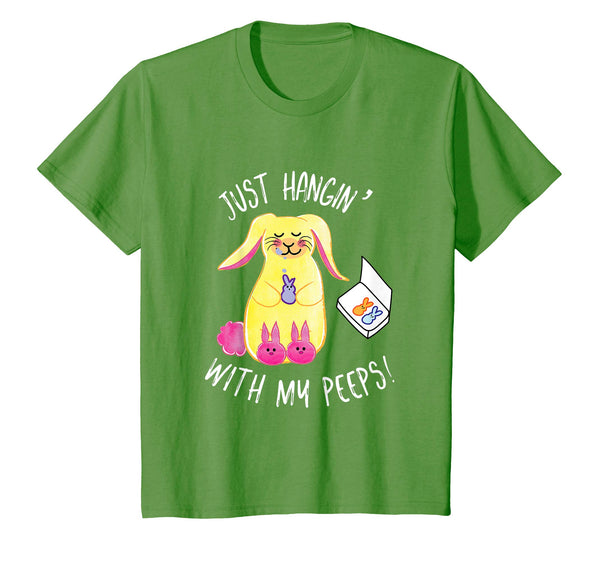 Just Hangin' With My Peeps Easter Shirt Fun Festive Tee