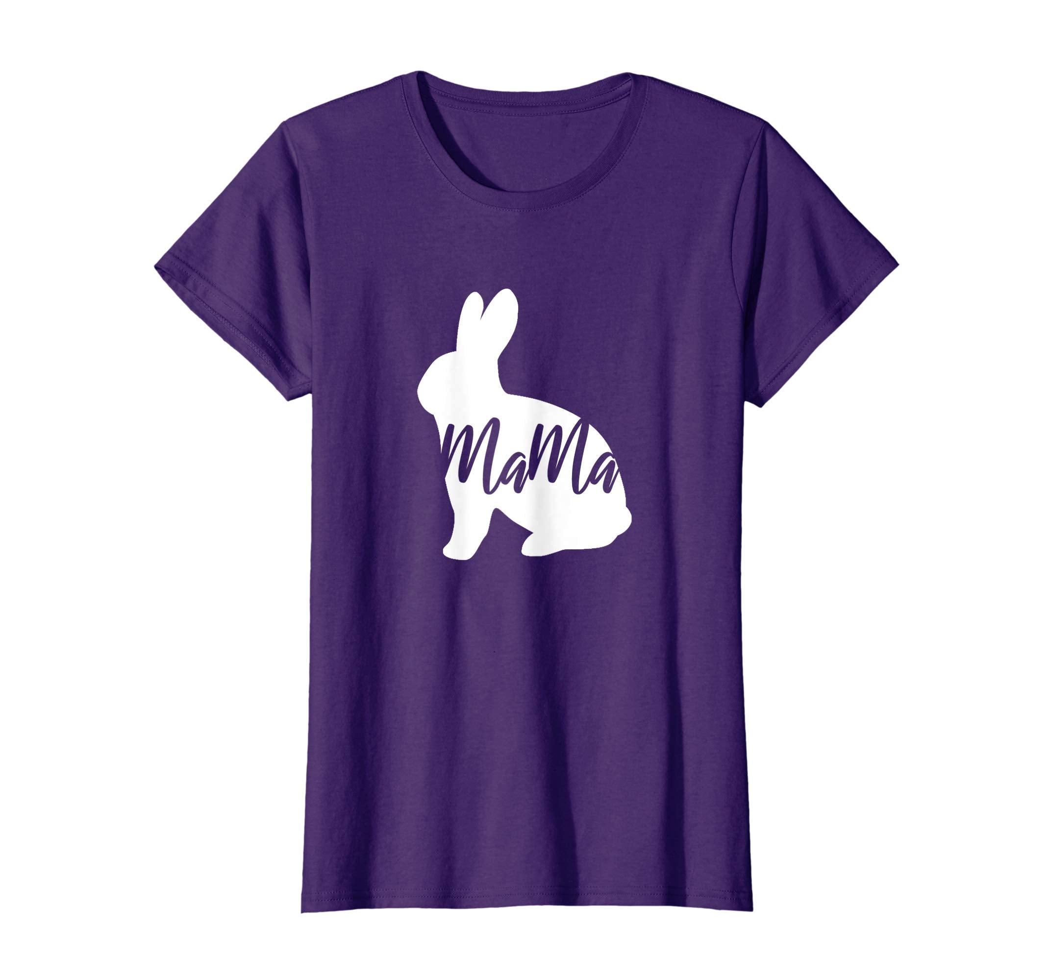 Womens Mama Bunny T Shirt Easter Rabbit Gift for Mom Mothers Mommy