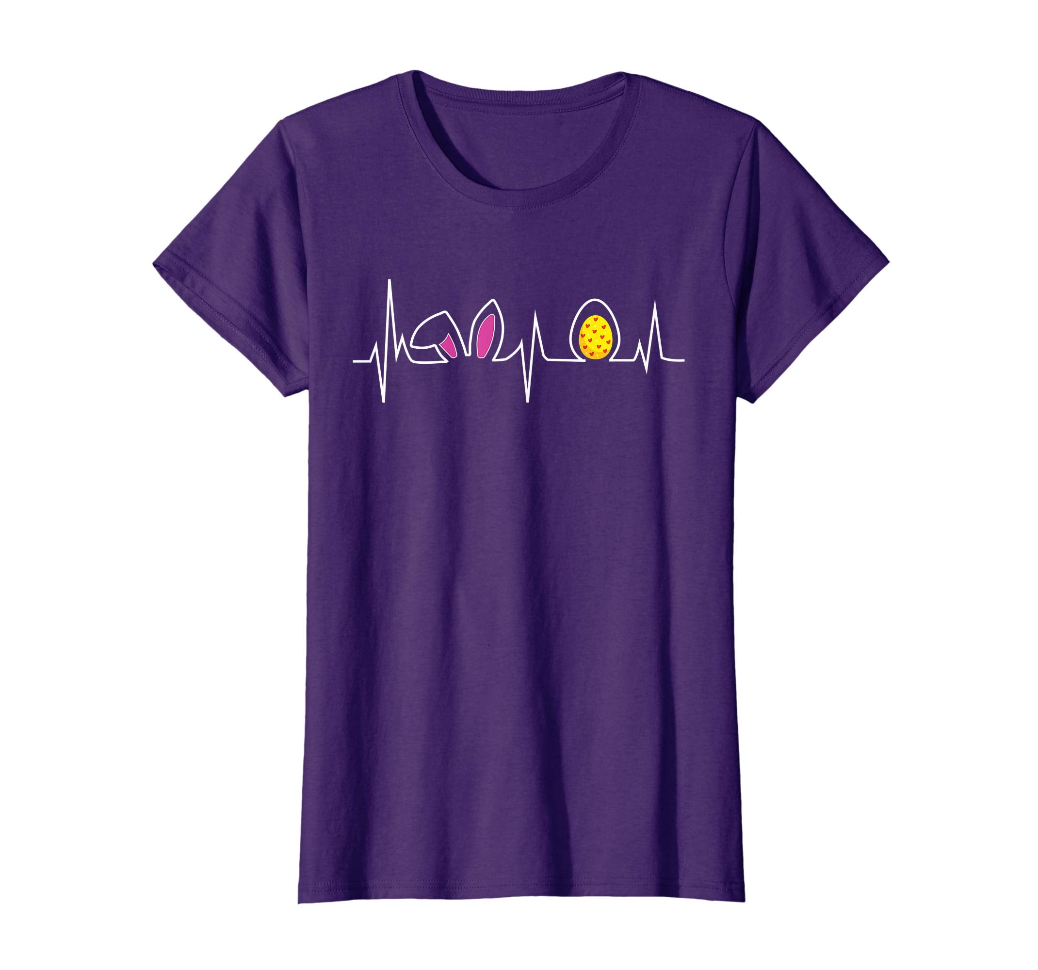 Heartbeat Easter Bunny and Egg T-shirt, Easter Nurse Shirt