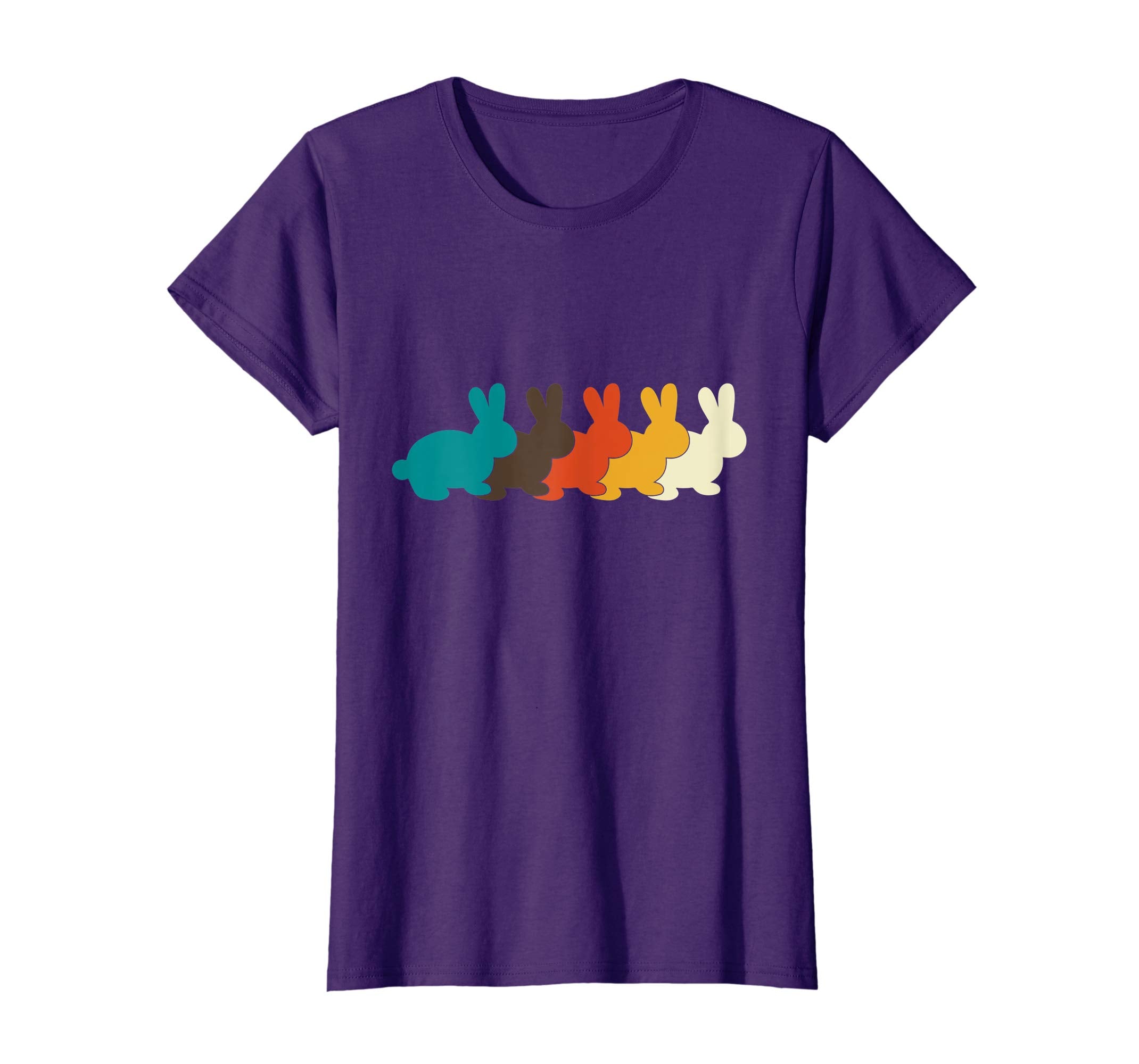 Vintage Bunny Rabbit Shirts Happy Easter Gifts Adults Kids