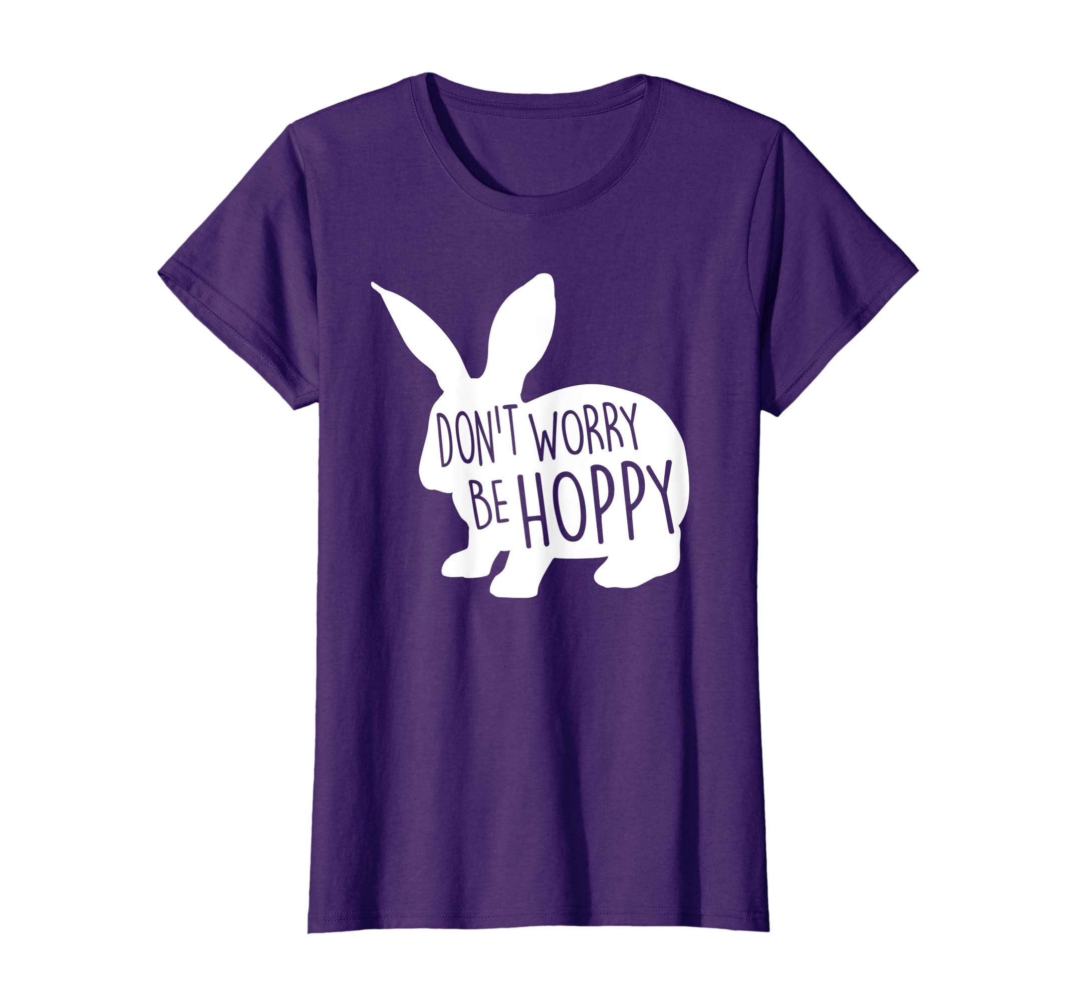 Cute Easter Bunny Don't Worry Be Hoppy Gift T-Shirt