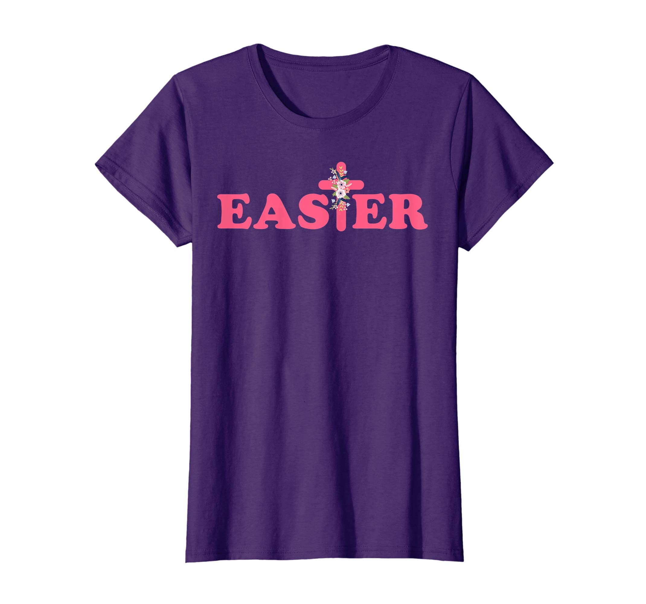 Easter Shirts for Women Religious Christian Cross Gift