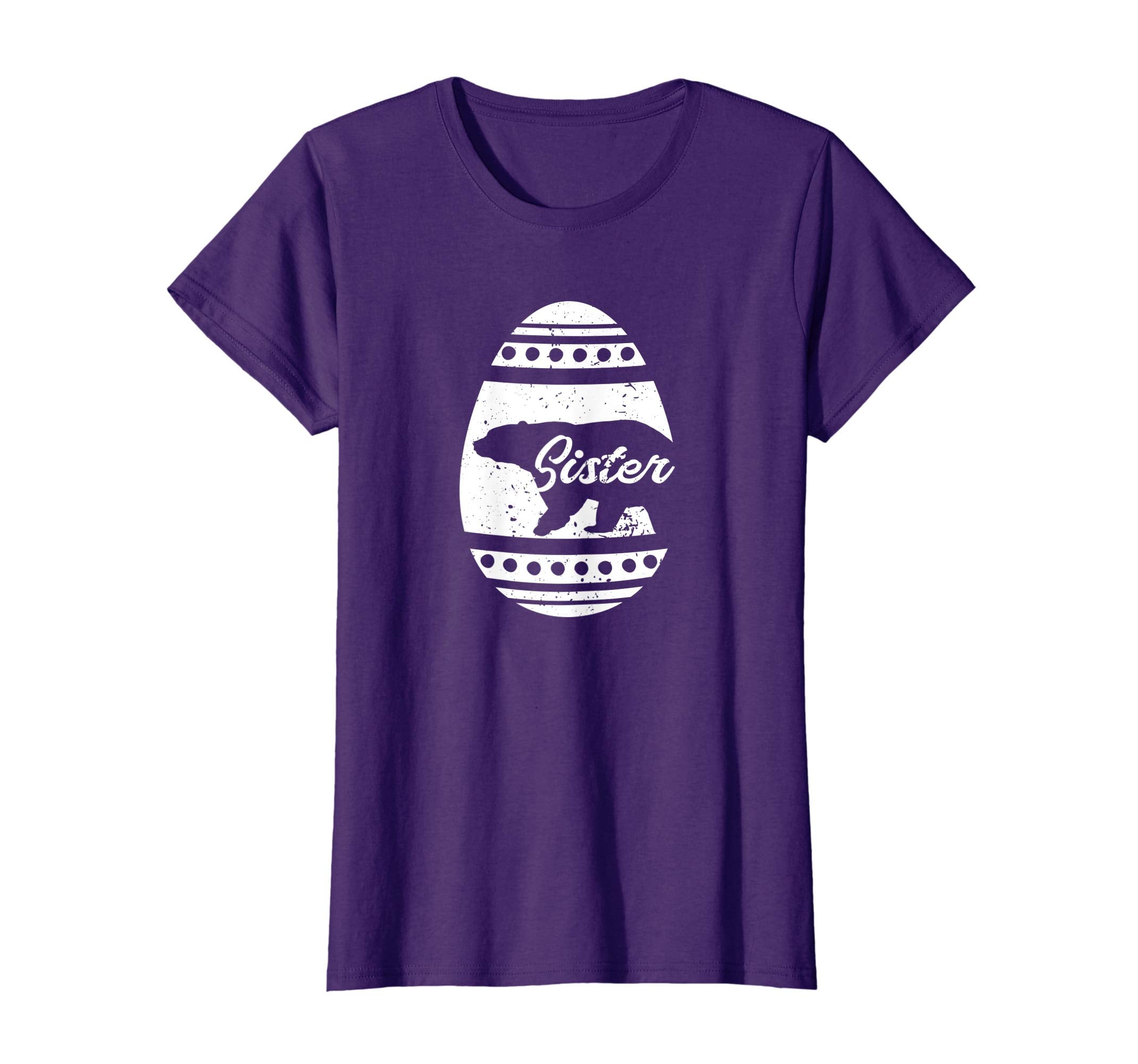 Sister Bear Easter Egg T-Shirt Easter Bunny Gift for Sister