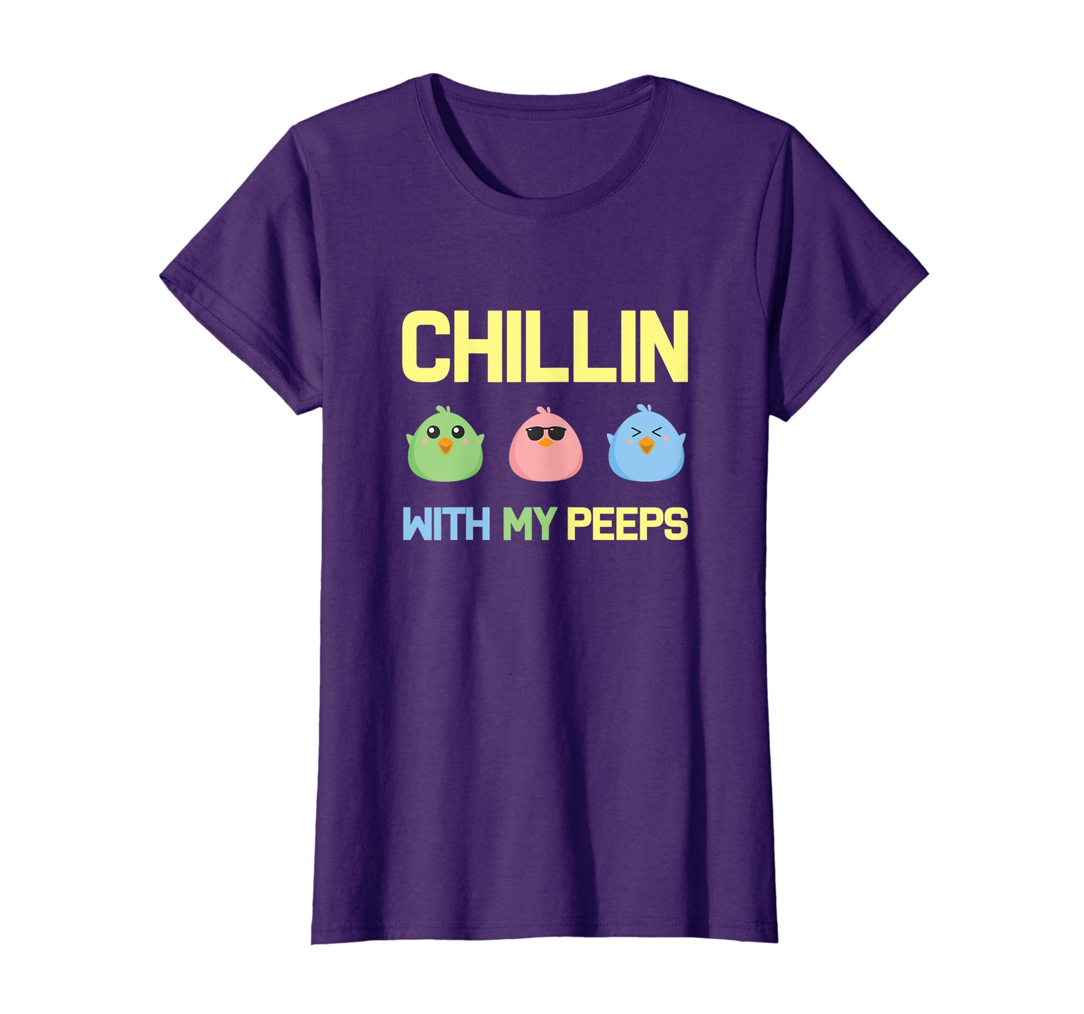 Chillin With My Peeps Easter Bunny Tshirt