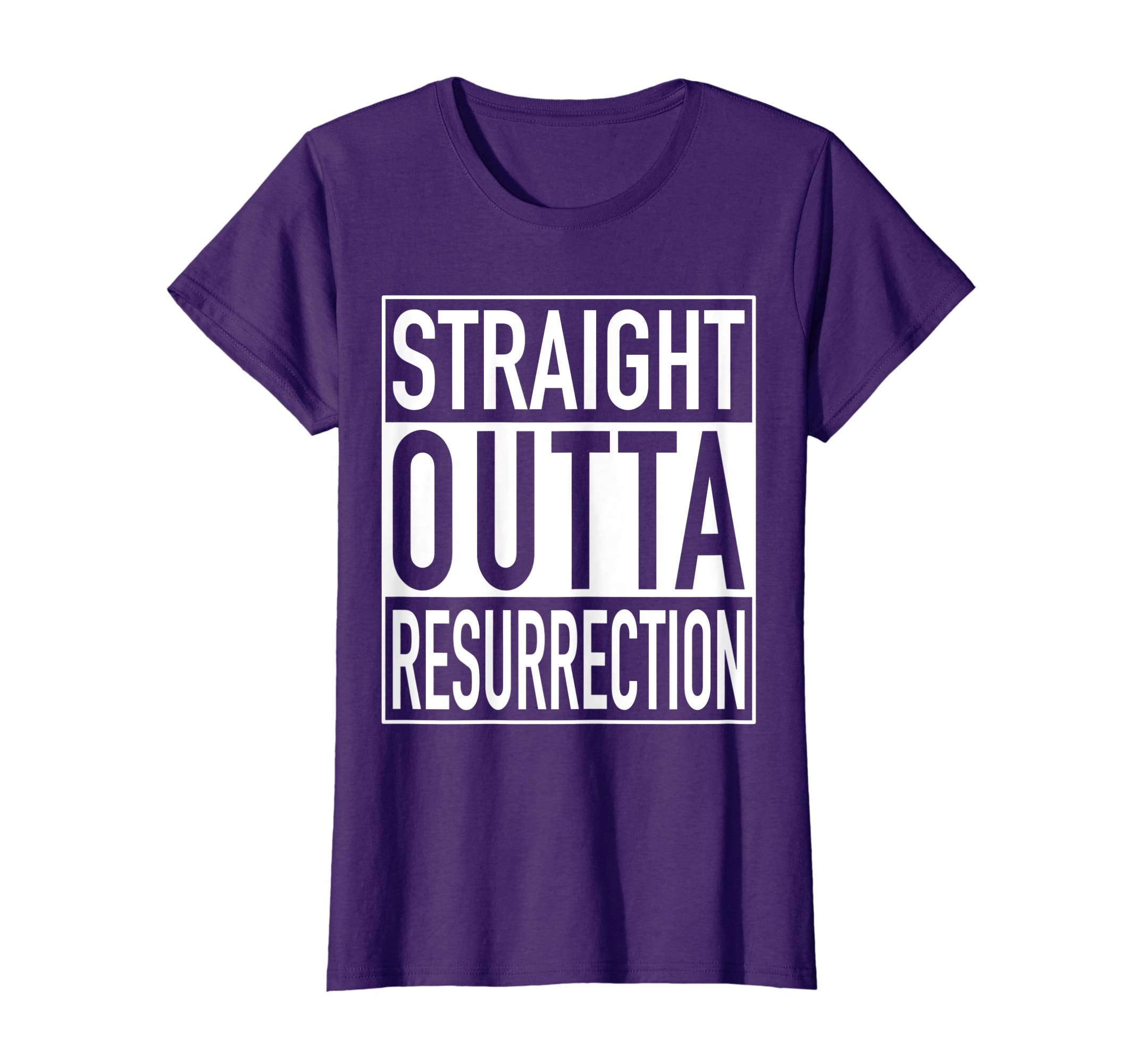 Straight Outta Resurrection Funny Easter Faith Based T-Shirt