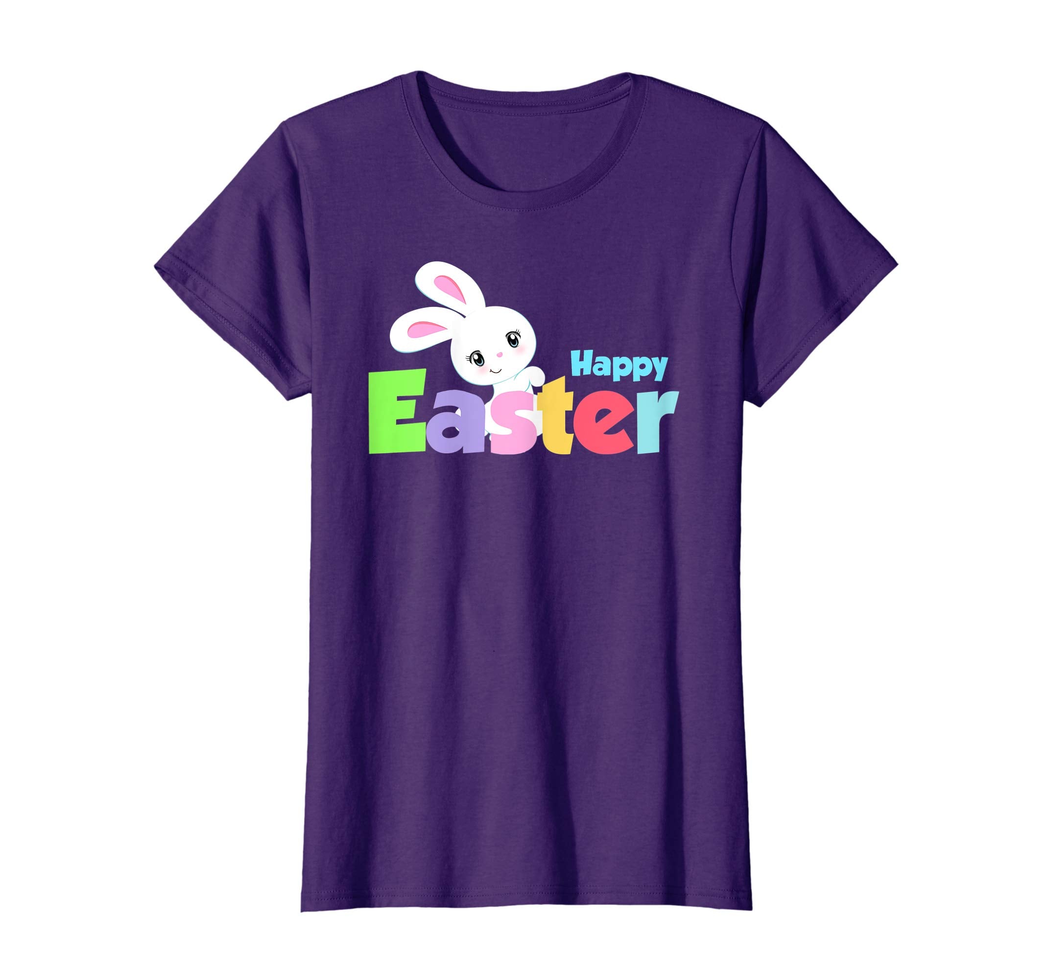 HAPPY EASTER Bunny T-Shirt Girls Kids Toddlers Love Bunnies