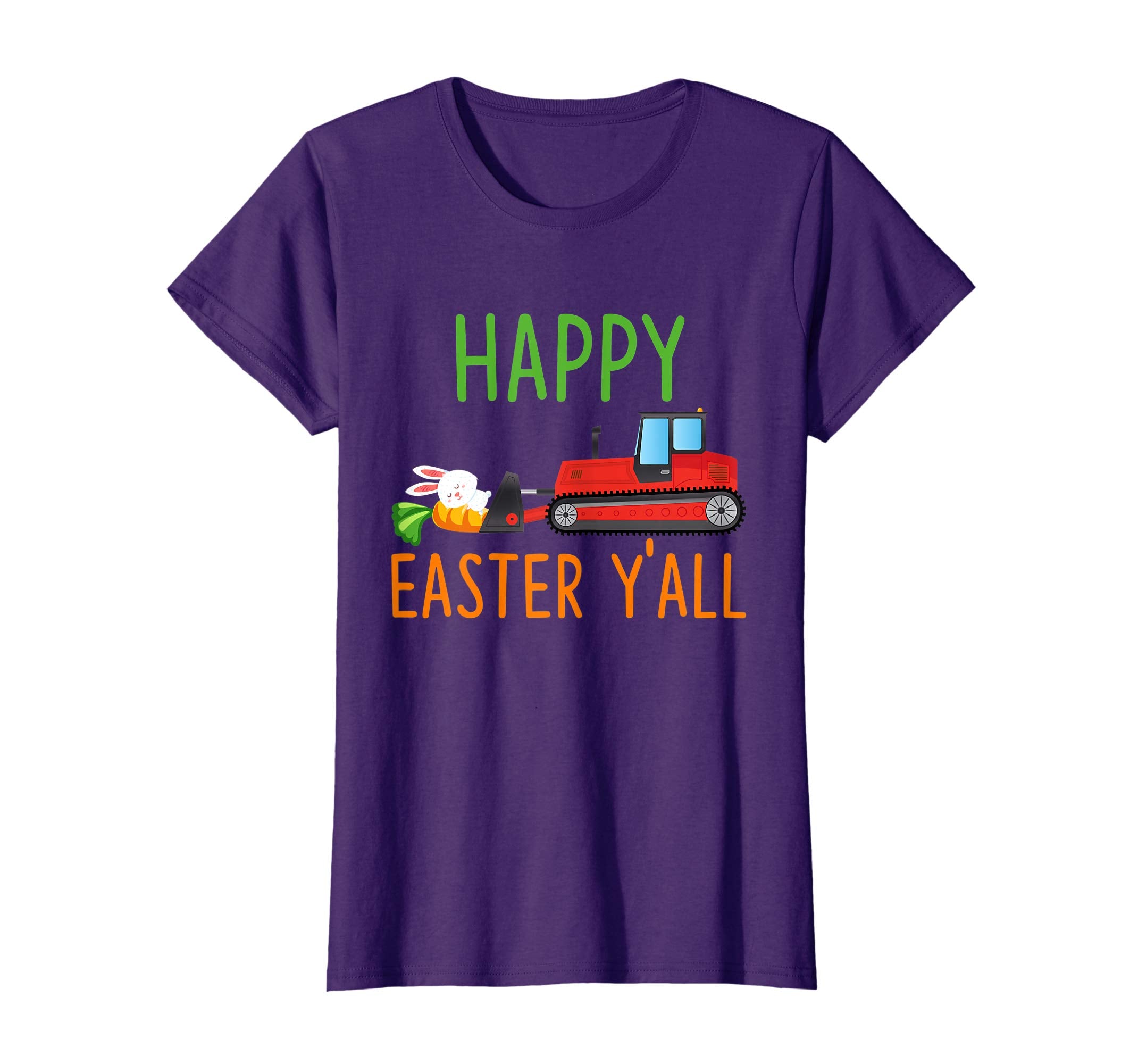 Bulldozer Happy-Easter-Y'all T-shirt Hunting-Season-Egg