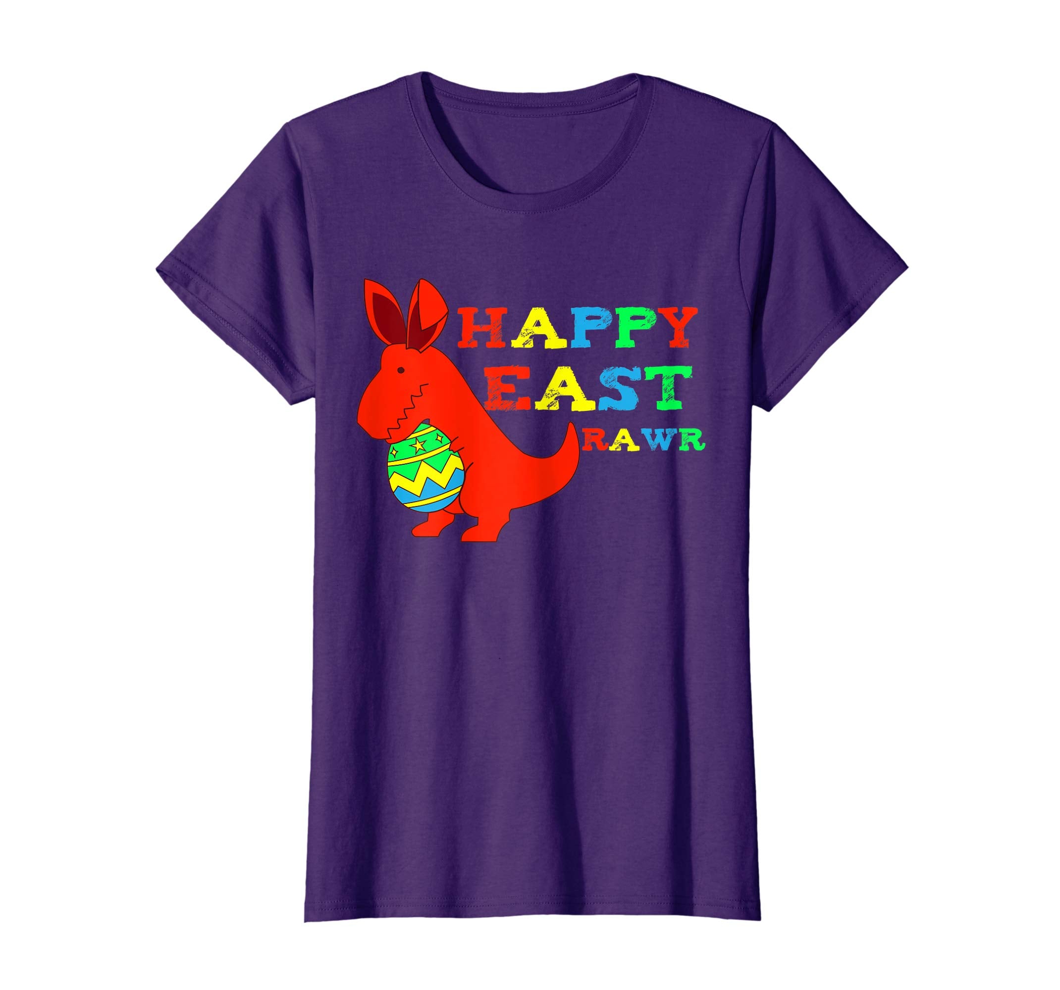 Happy Eastrawr T Rex Dinosaur Easter Bunny Egg Shirt
