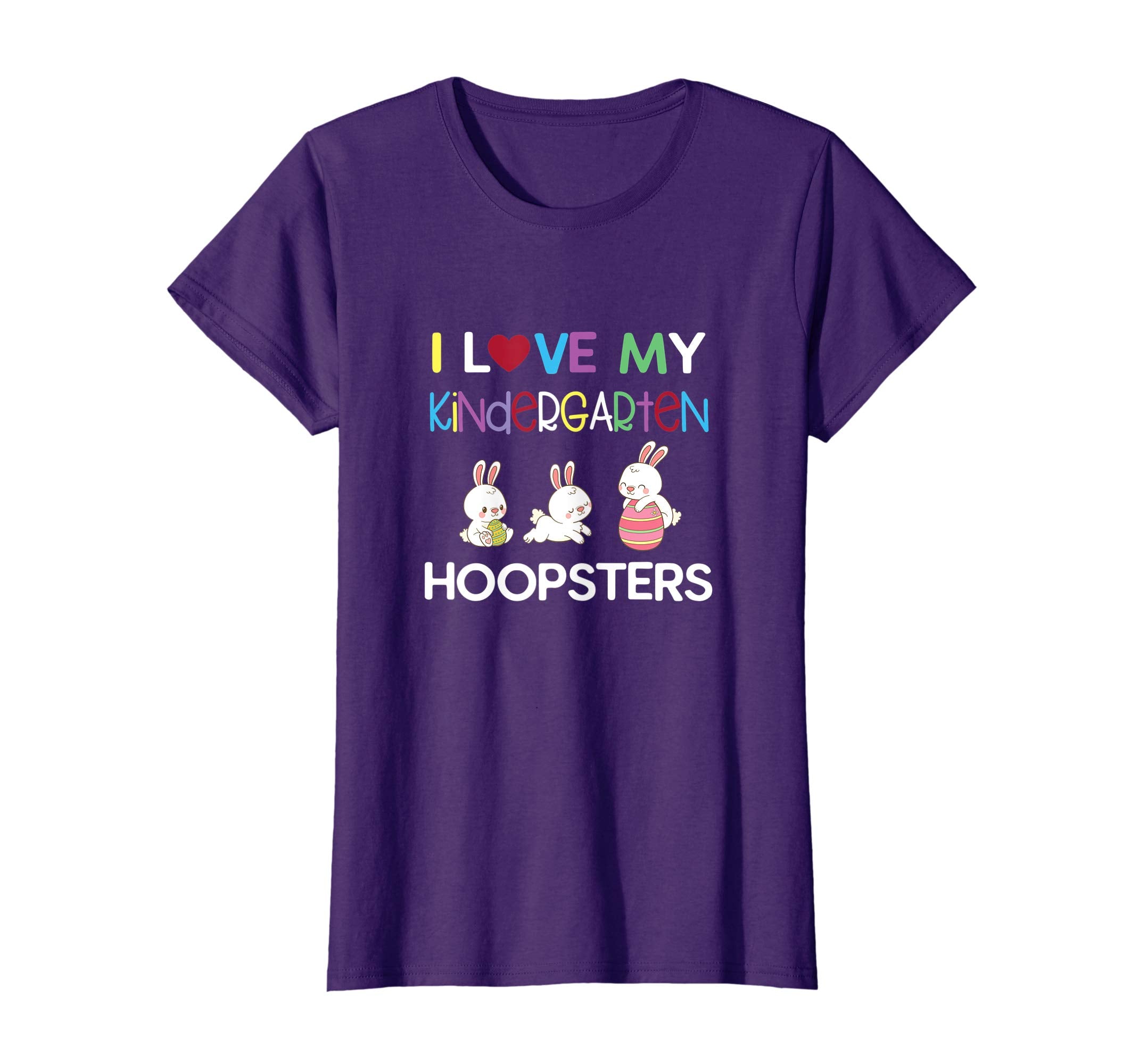 I Love My Kindergarten Hopsters Cool Easter Kids Shirt