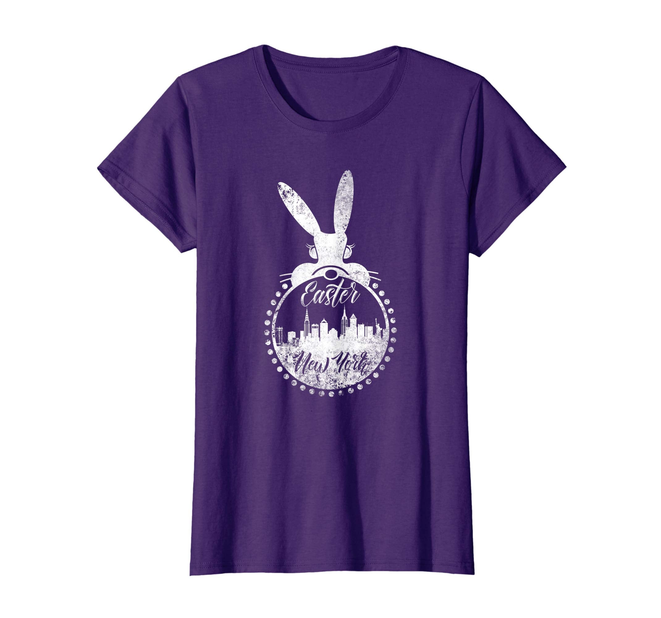New York Skyline Happy Easter Rabbit T-shirt
