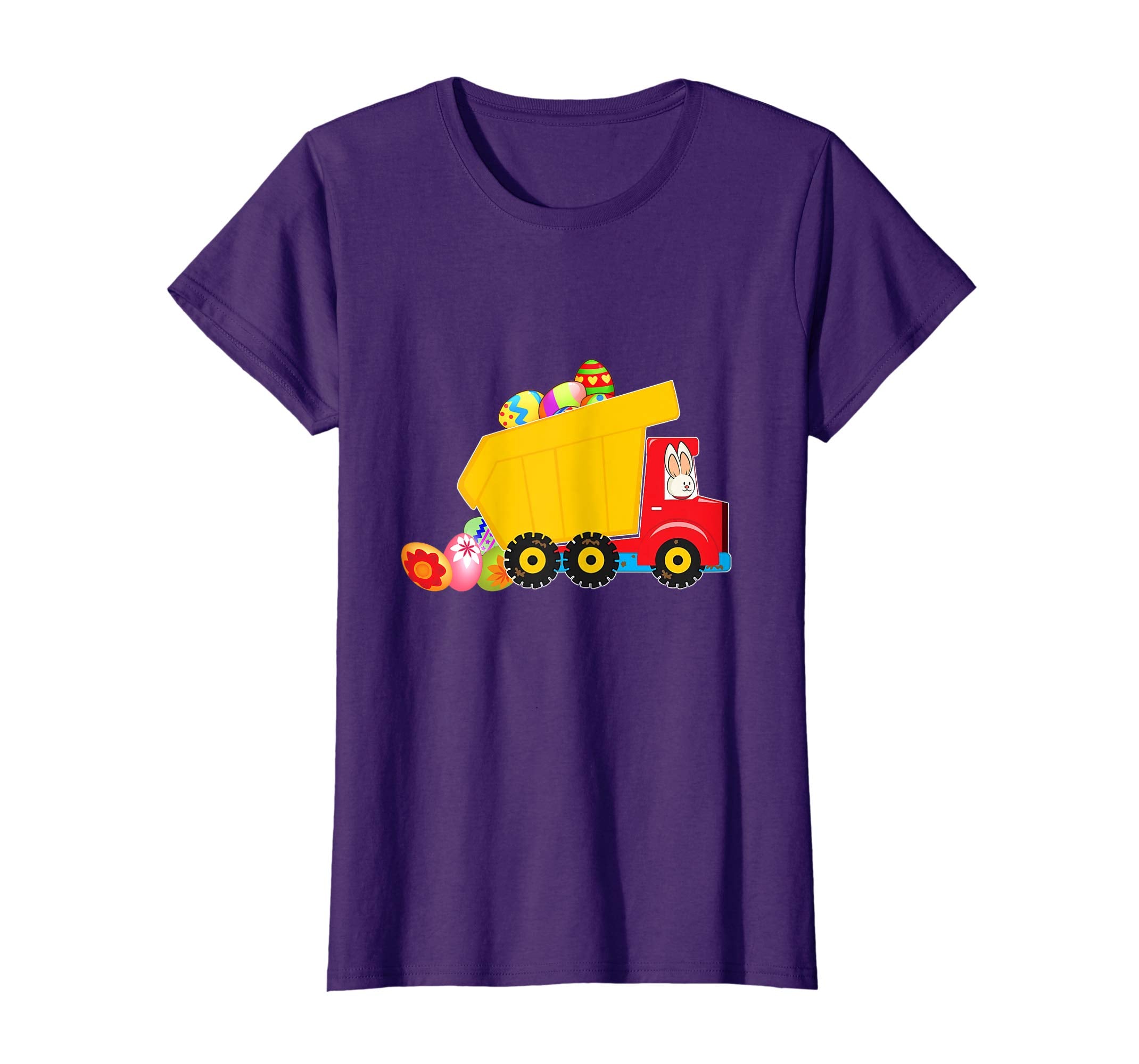 Moms of Boys Dump Truck Easter Bunny and Eggs Kids t shirt
