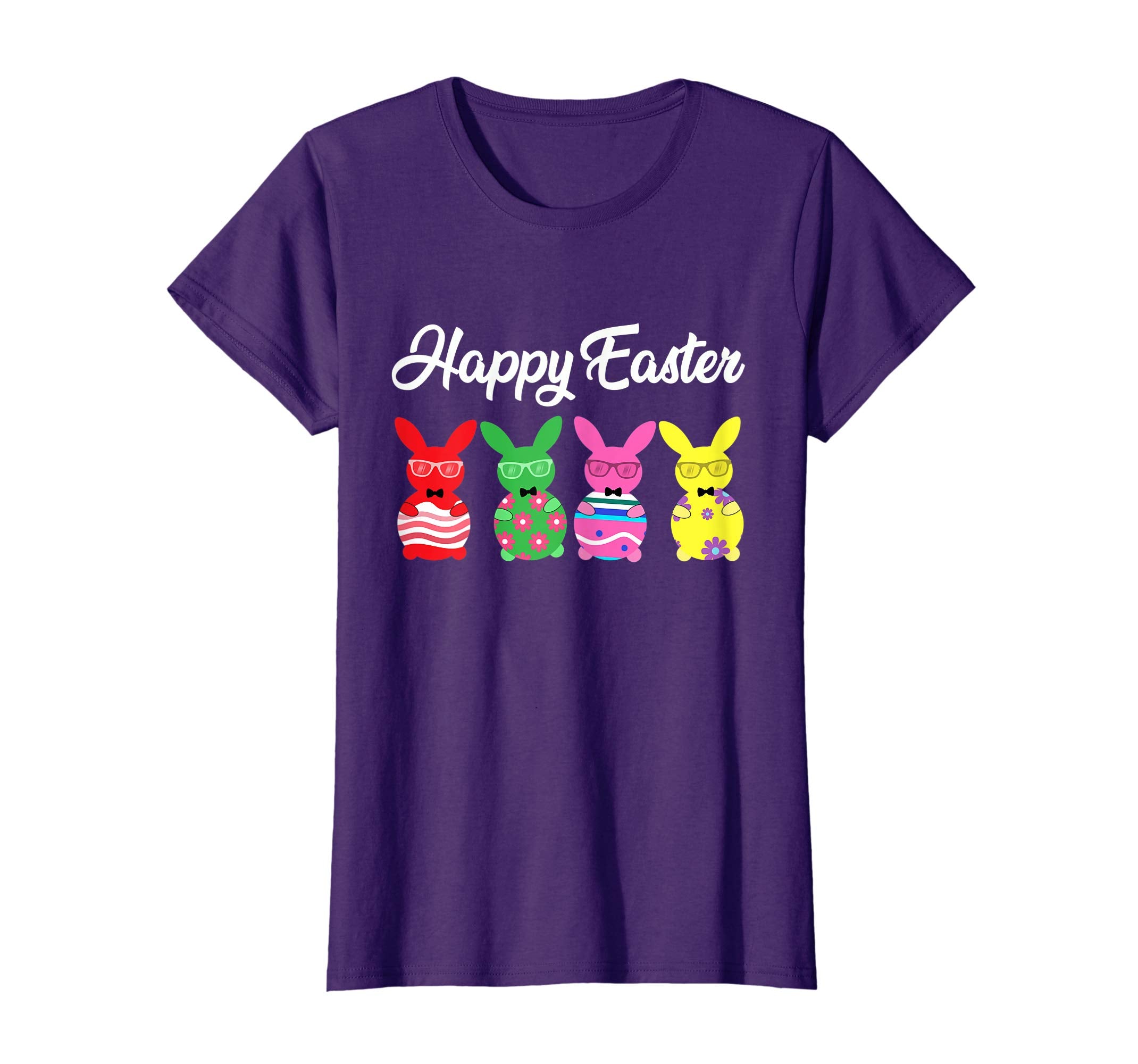 Easter T Shirt Happy Easter Bunny Eggs Tshirt Colorful Gift