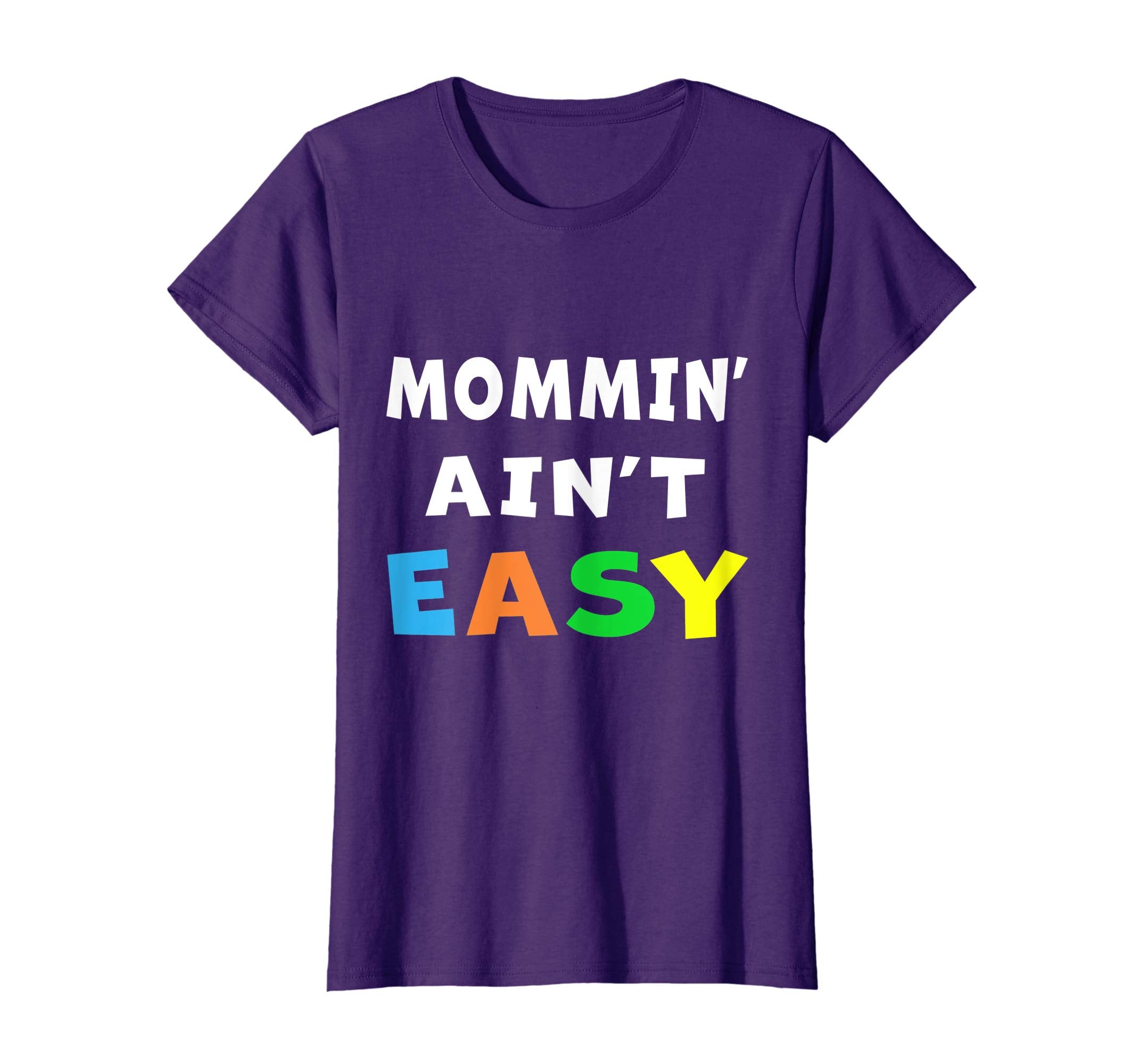 Mommin' Ain't Easy T-Shirt Gifts Easter Bunny Egg Tee NYC