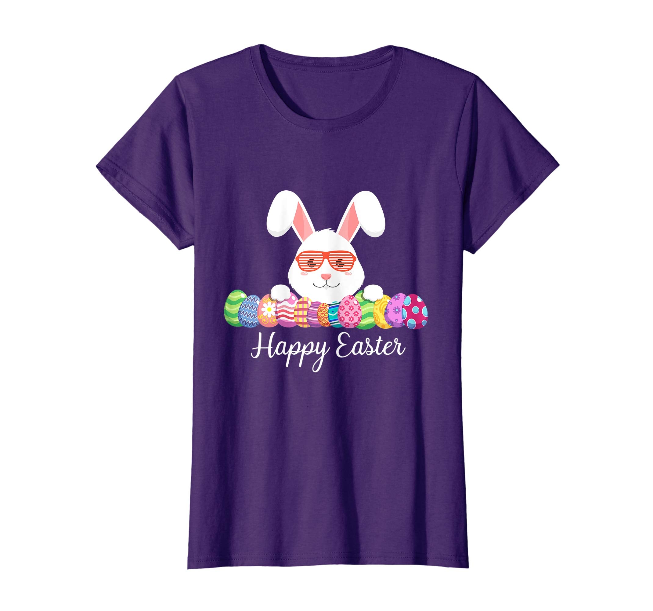 Easter T Shirt Happy Easter Bunny Eggs Tshirt Colorful Gift