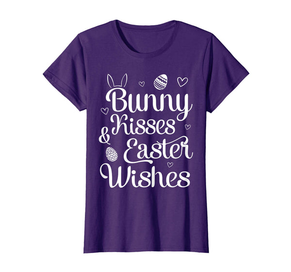 Hearts Bunny Faces Eggs Shirt Bunny Kisses &amp; Easter Wishes