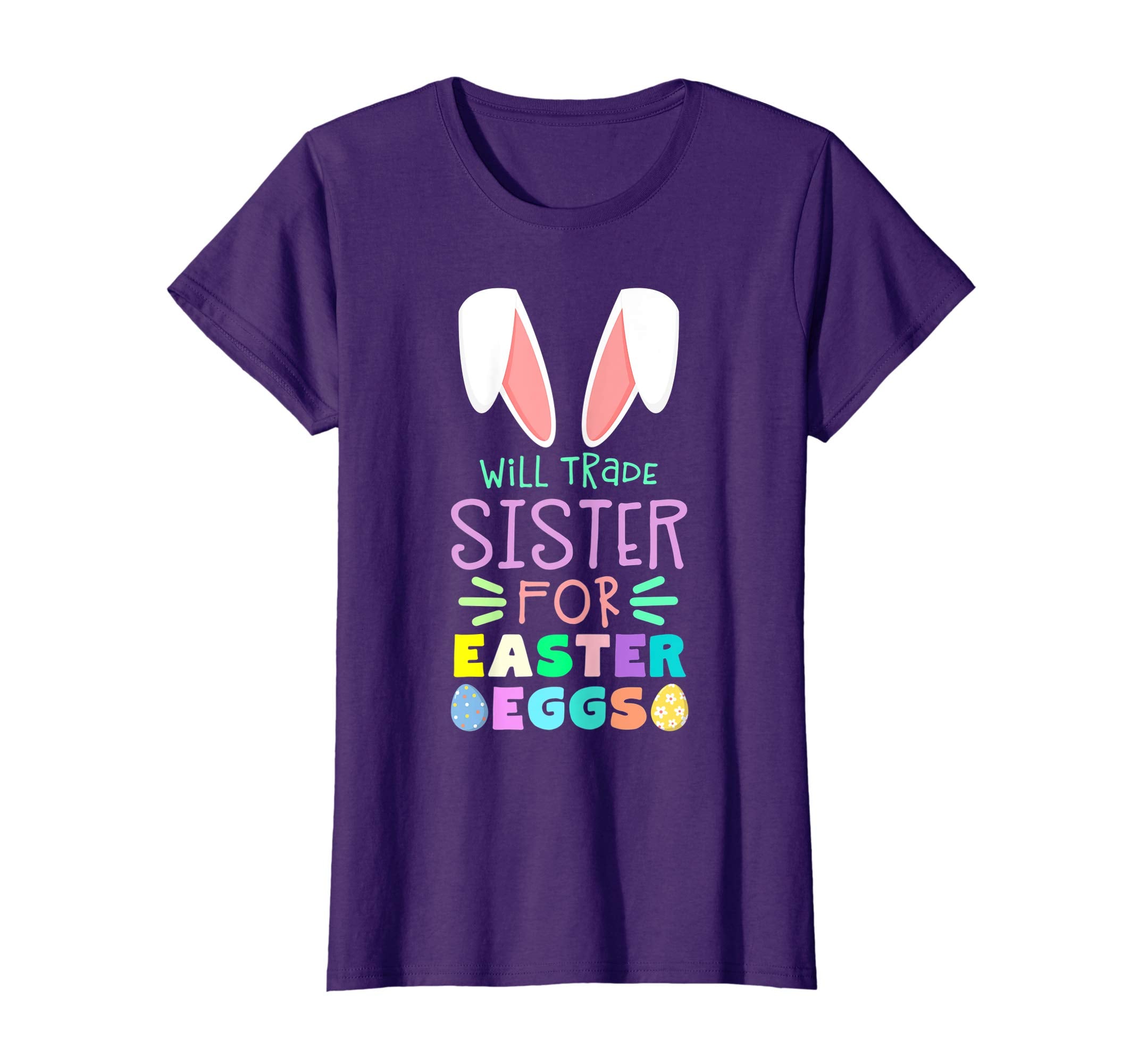 Will Trade Sister For Eggs Happy Easter Boys Girls T Shirt