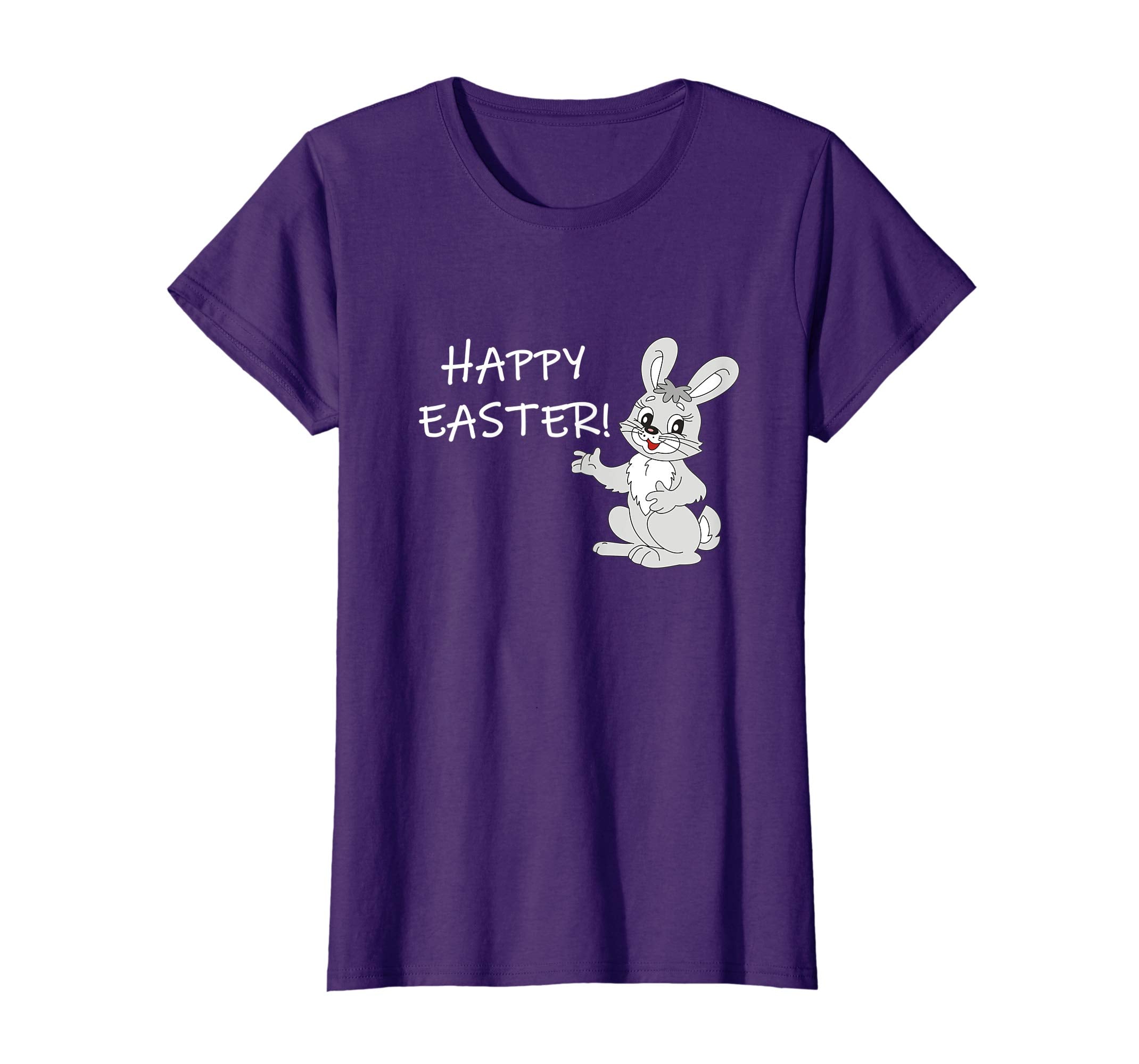 HAPPY EASTER Bunny rabbit t-shirt Kids Women Girls Gift